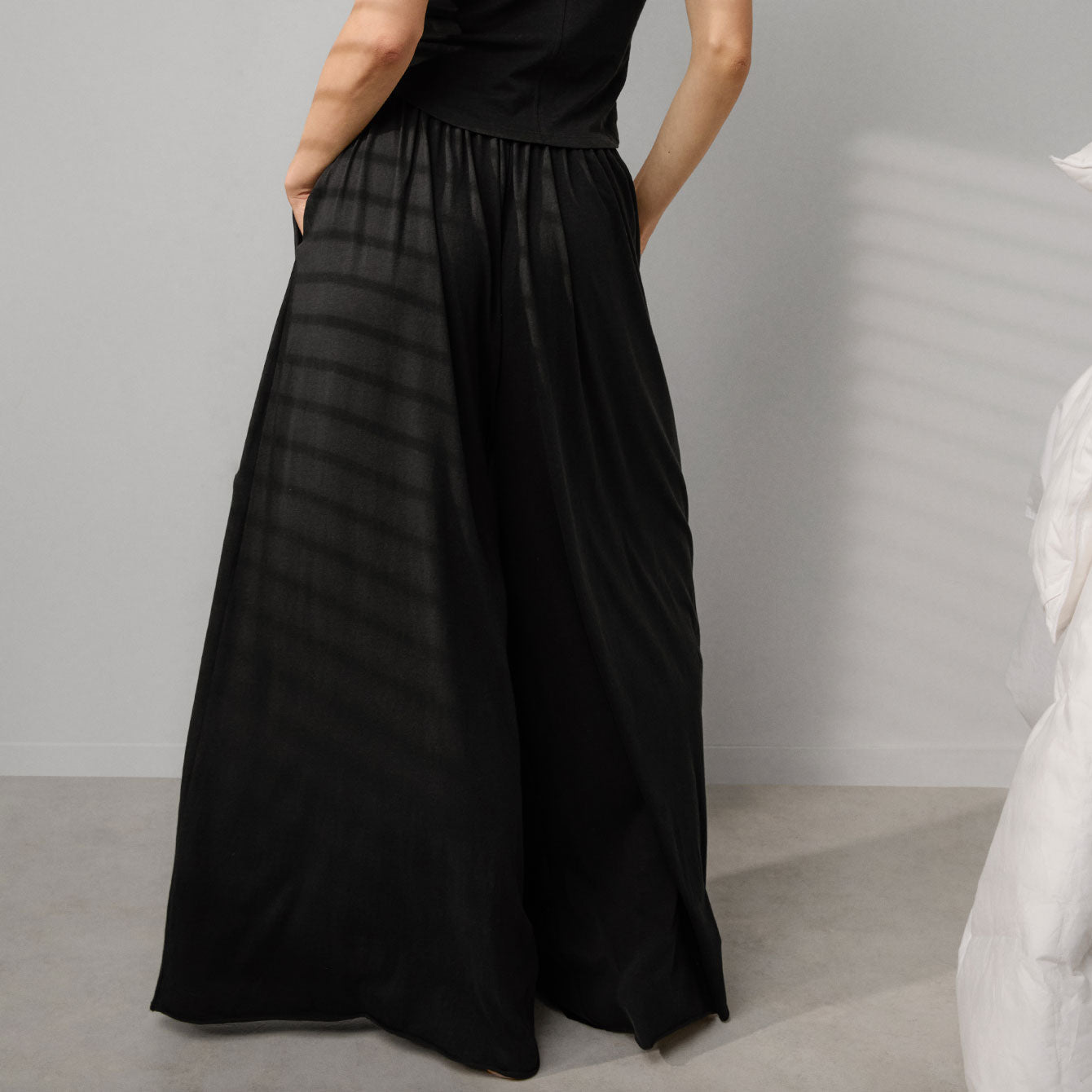Organic Pima Wide Leg Pant