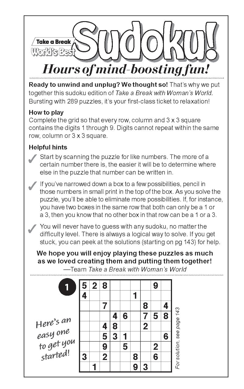 World's Best Sudoku - Vol. 5 Issue 10: 293 Puzzles, 5 Levels Of Difficulty, Spring-Themed Fun, Helpful Hints, Brain Challenges, All Ages, Unwind, De-Stress, Relax, Unplug, Self-Care, Calming & Solve!