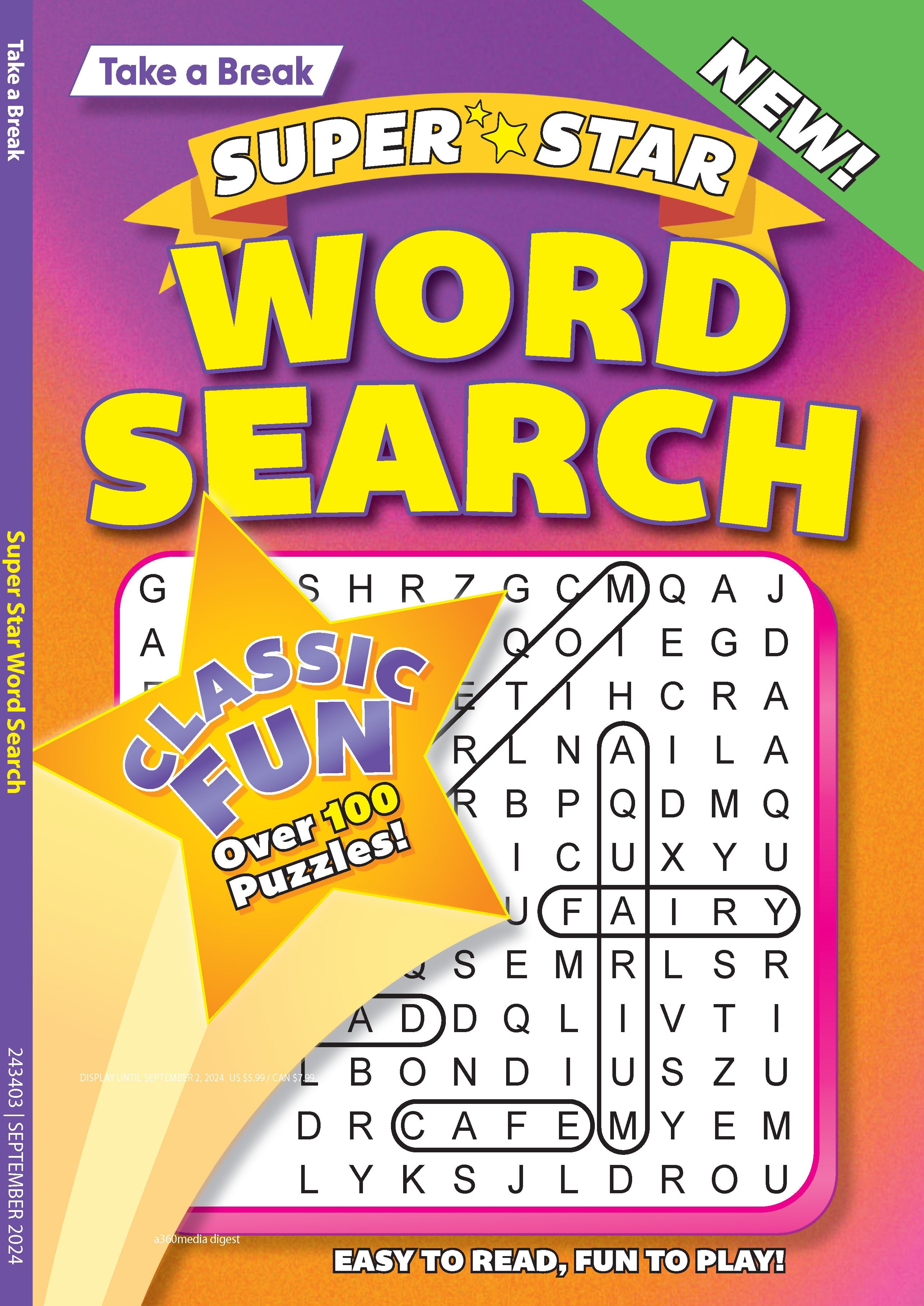 Take a Break - Super Star Word Search #3