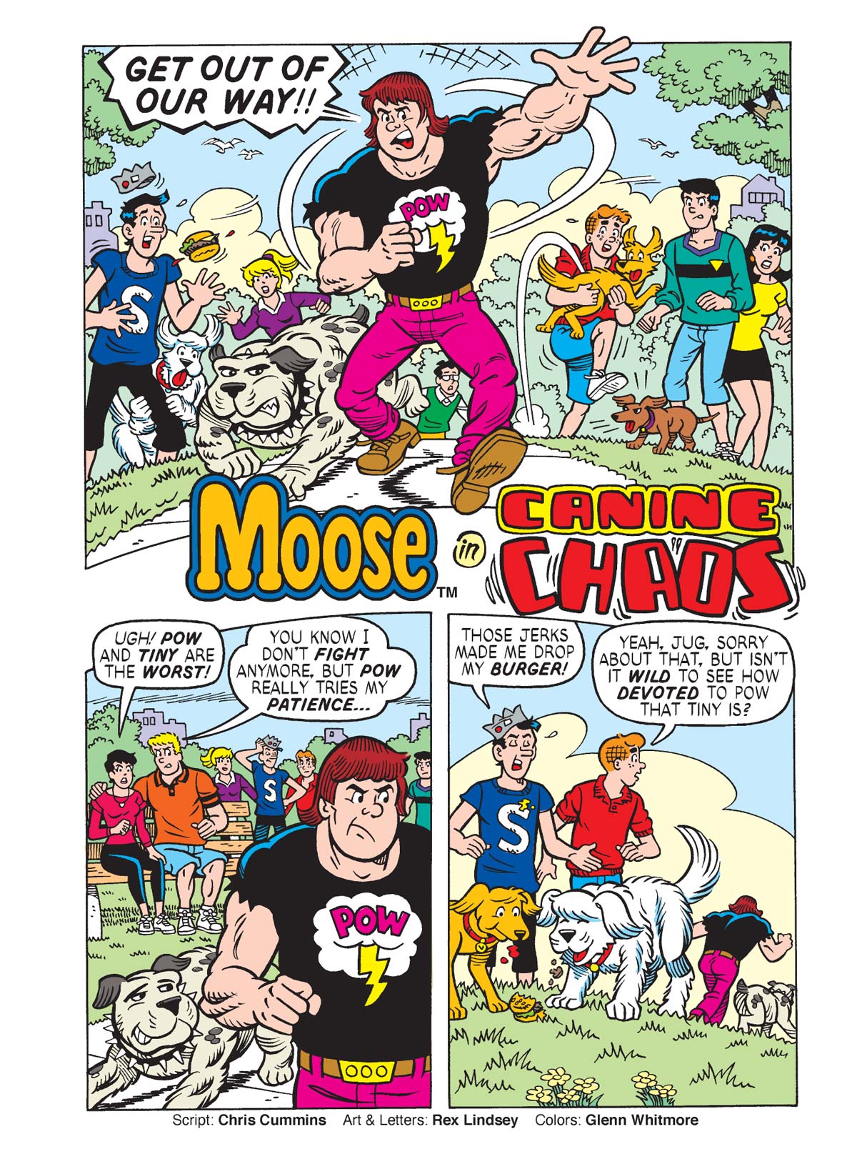 World Of Betty & Veronica - Jumbo Comics Digest: Moose In Canine Chaos, Brand New Canine Companion To Riverdale's Favorite Jock Mini-Moose, What Could Go Wrong?