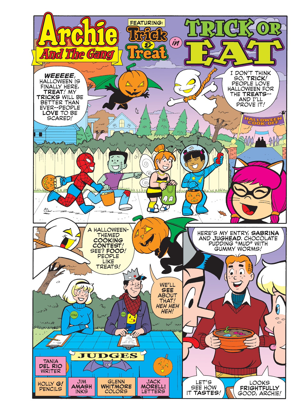 World Of Archie Jumbo Comics Digest - Issue 144: When Trick And Treat Join A Halloween Cooking Contest, Before They Know It Archie & His Friends' Dishes Transform Into Spookily Frightful Creations!