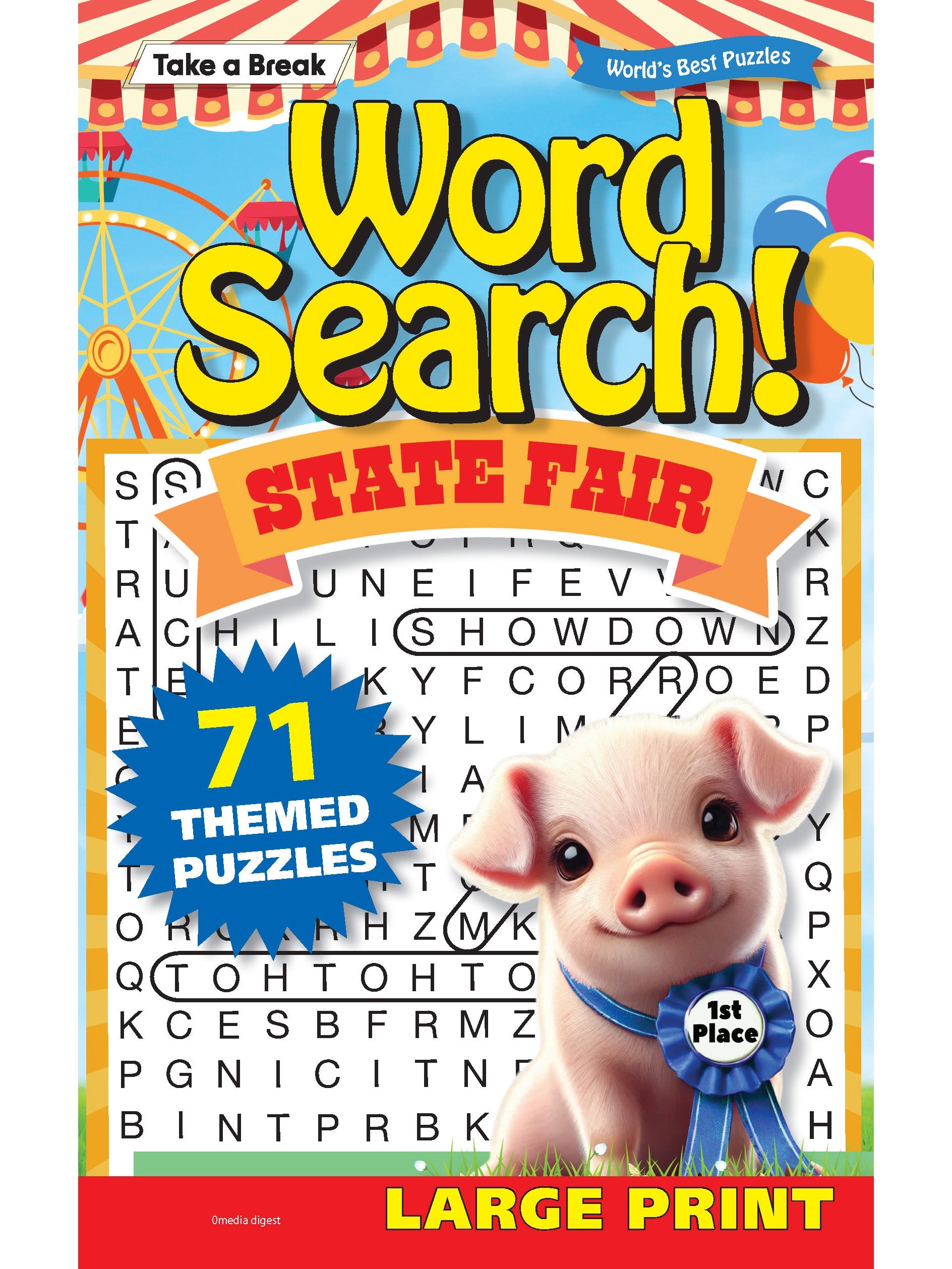 World's Best Puzzle - Word Search 25.04.18: Large Print, 71 Puzzles, 100 Pages, State Fair Edition, The Perfect Way To Unwind & Sharpen Your Brain!
