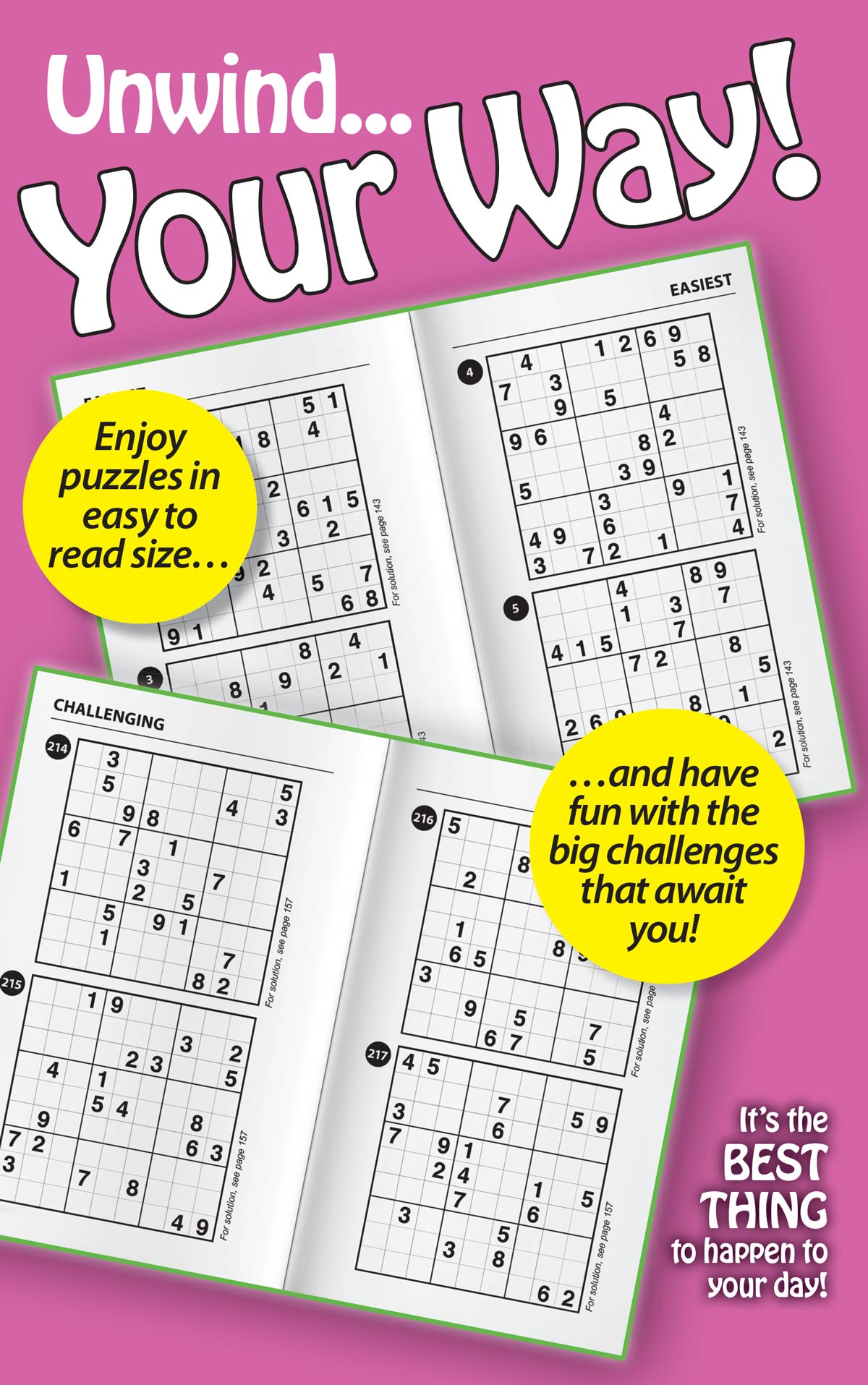 World's Best Puzzle - Sudoku 25.05.30: 277 Large Print Puzzles, Enhance Your Skills, 5 Levels Of Difficulty, Hours Of Mind Boosting Fun, Your First Class Ticket To Relaxation & More!