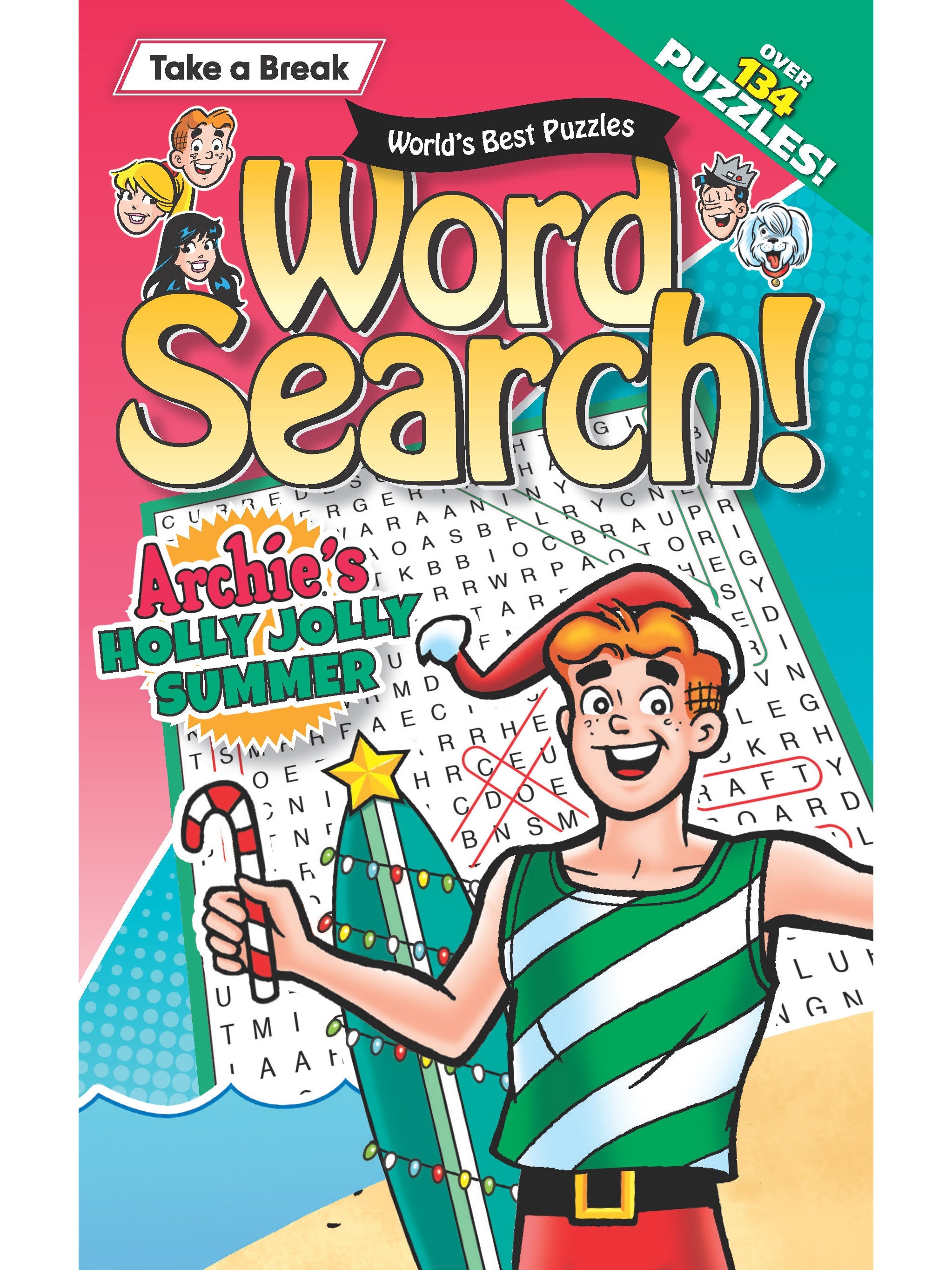 World's Best Puzzle - Word Search 25.07.18: Archie's Holly Jolly Summer, Christmas In July, 134+ Large Print Puzzles, Relax & Unwind, Great For Travel & More!