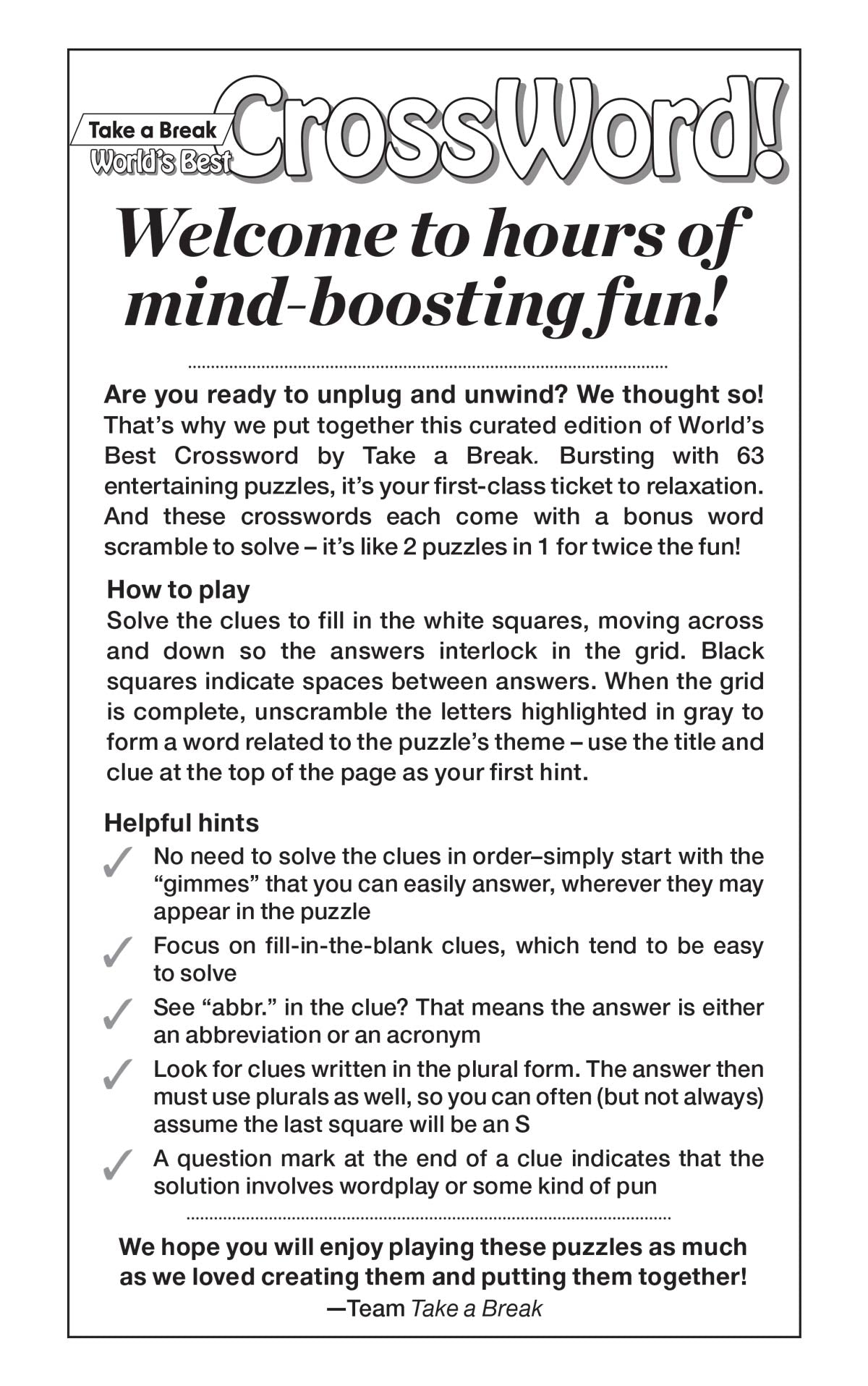 World's Best Puzzle - Crossword 25.07.18: Over 99 Puzzles, Large Print, Mystery Words, Relax & Unwind, Enjoy Hours Of Mind-Boosting Fun & More!