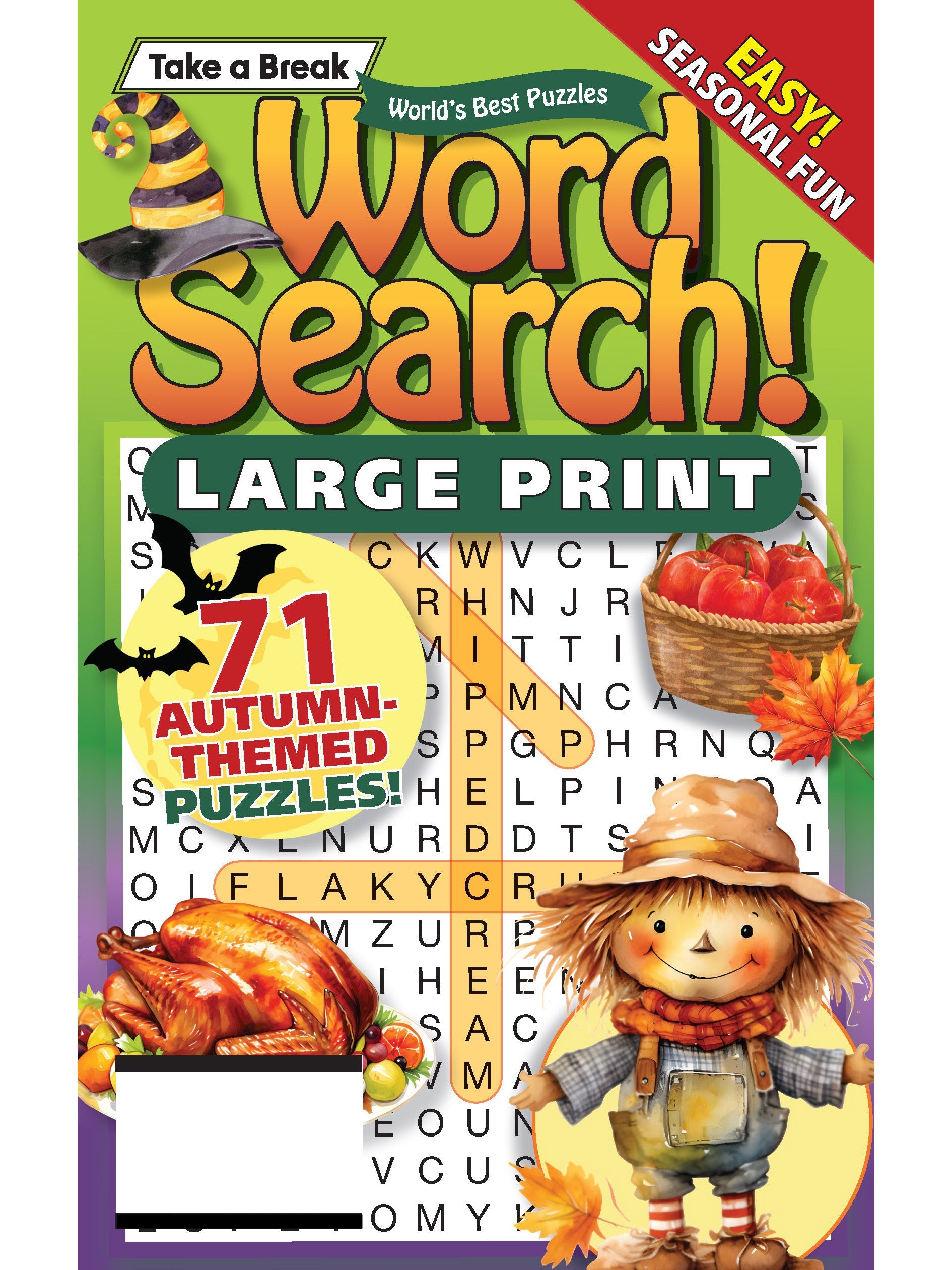 World's Best Puzzle - Word Search 25.09.12: Large Print, 71 Autumn Themed Puzzles, Fall, Thanksgiving, Easy, Seasonal Fun, Relax, Unwind, Great For Travel & More!