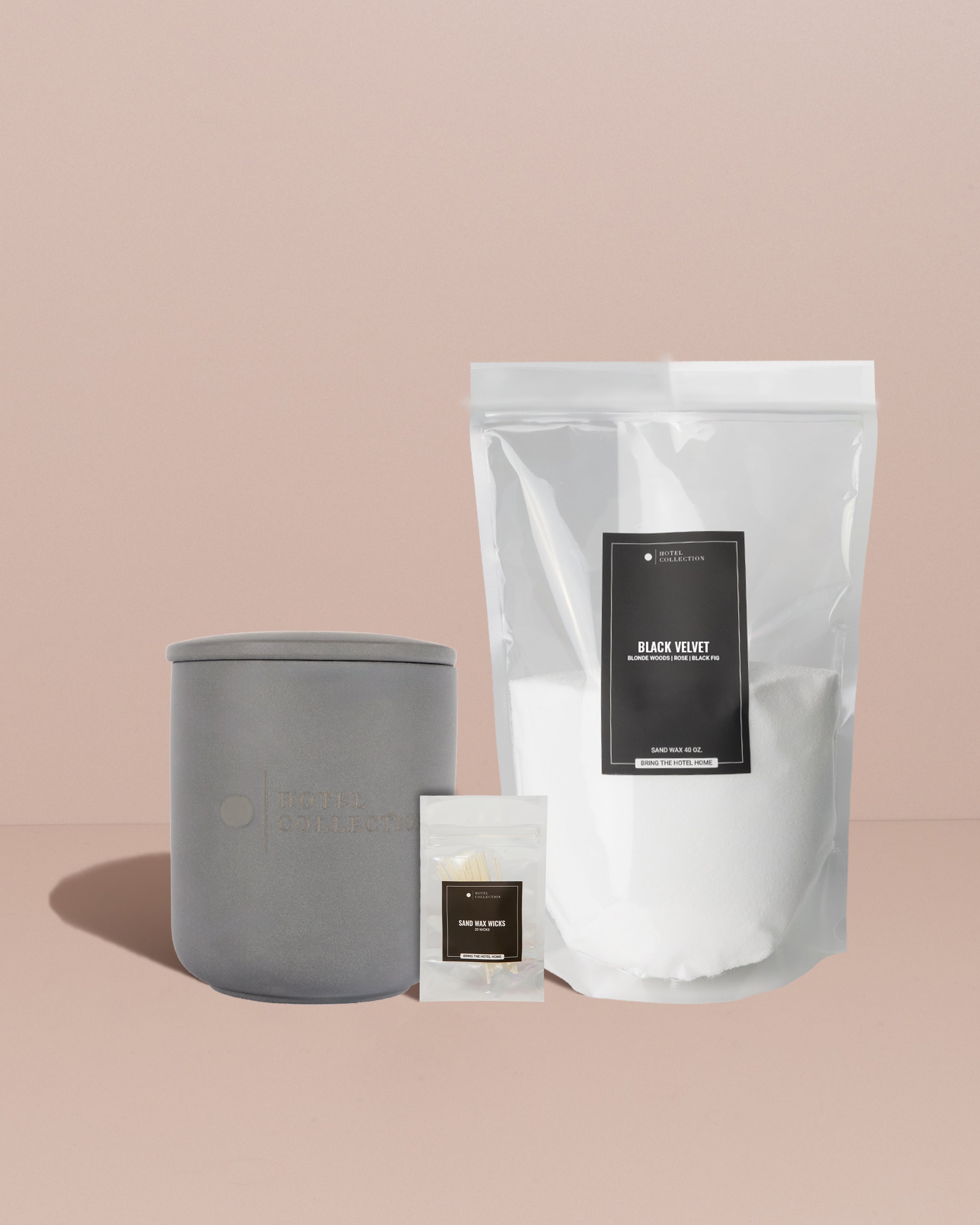 Petite Ceramic Sand Wax Set