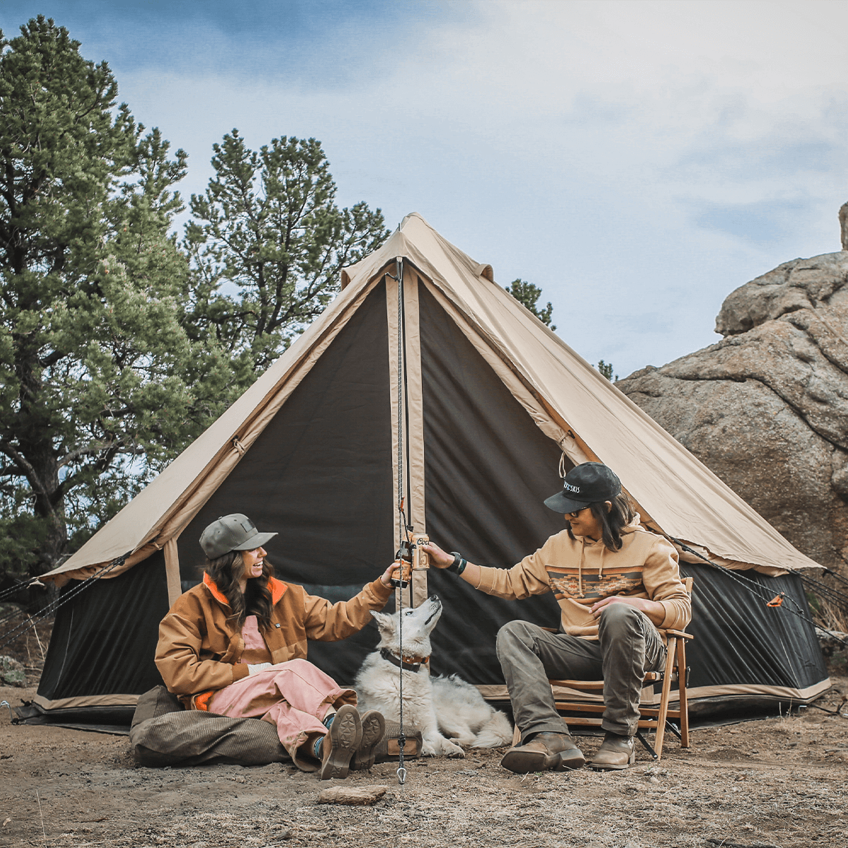 USED - Regatta Double Wall Tent - Sandstone