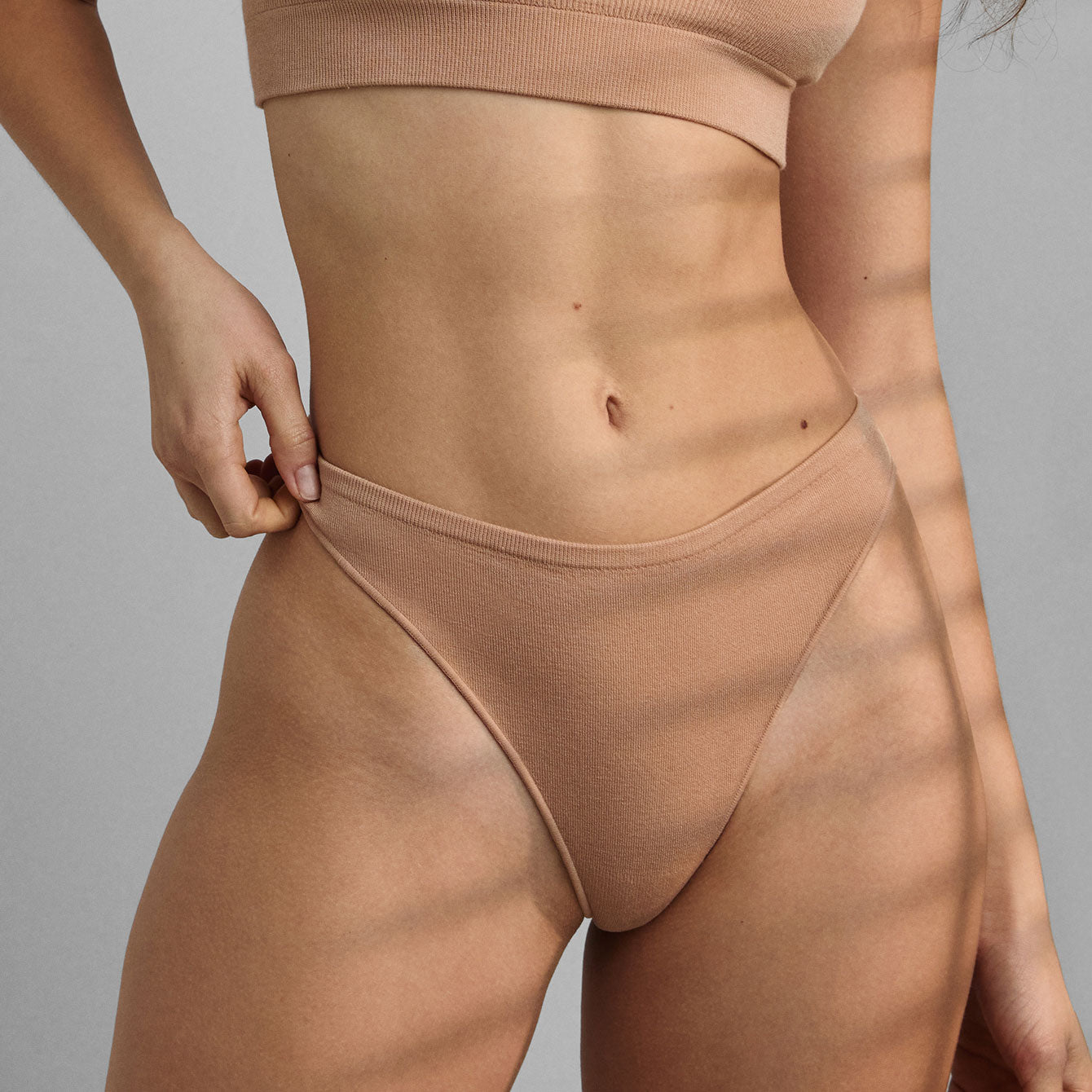 Seamless Modal High Cut Thong