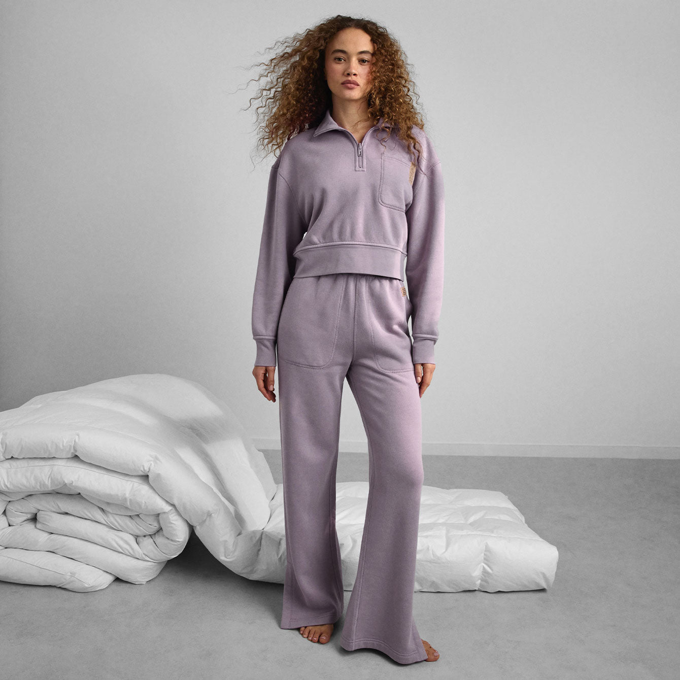Silksweats™ Midweight Reversible Half Zip