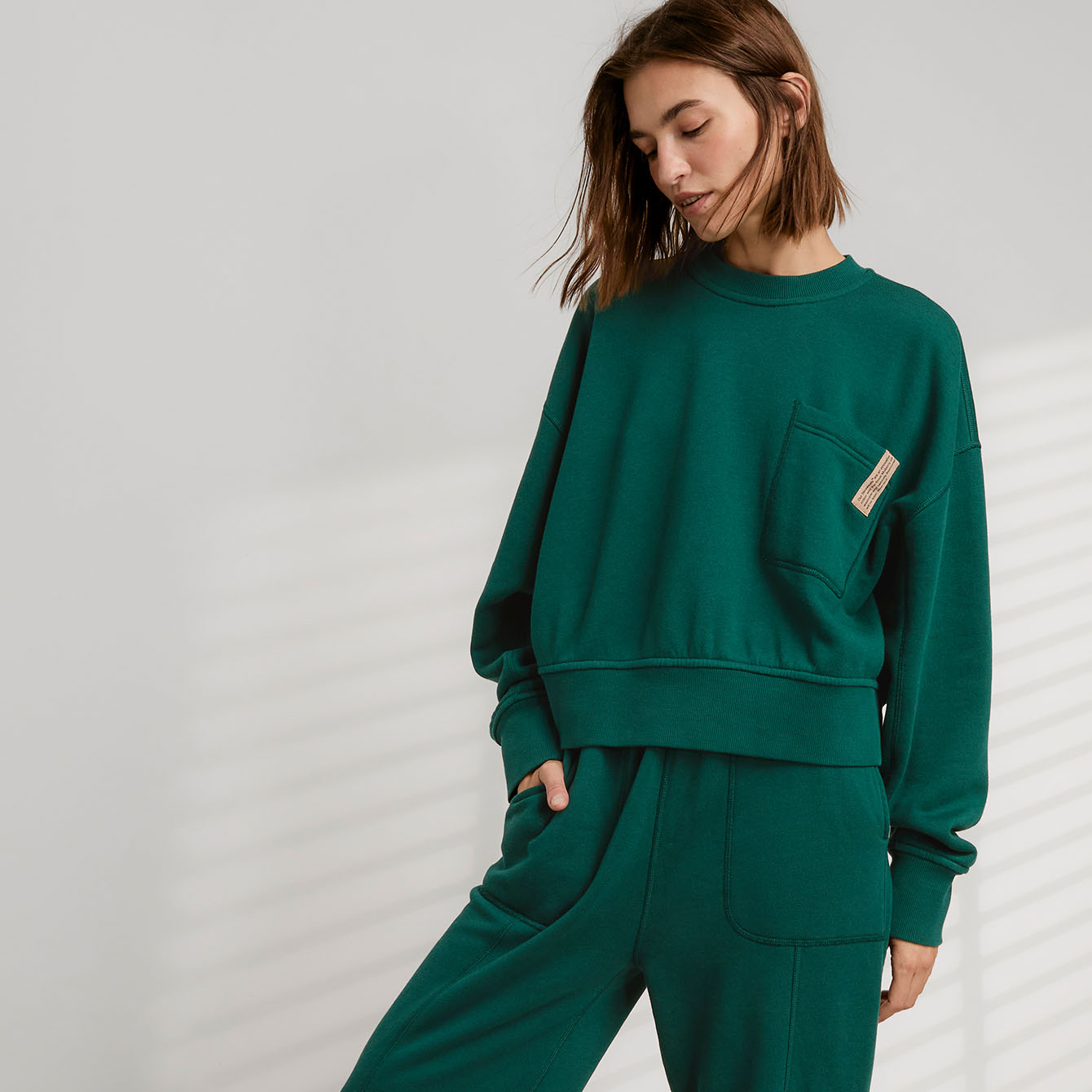 Silksweats™ Midweight Reversible Relaxed Boxy Pullover
