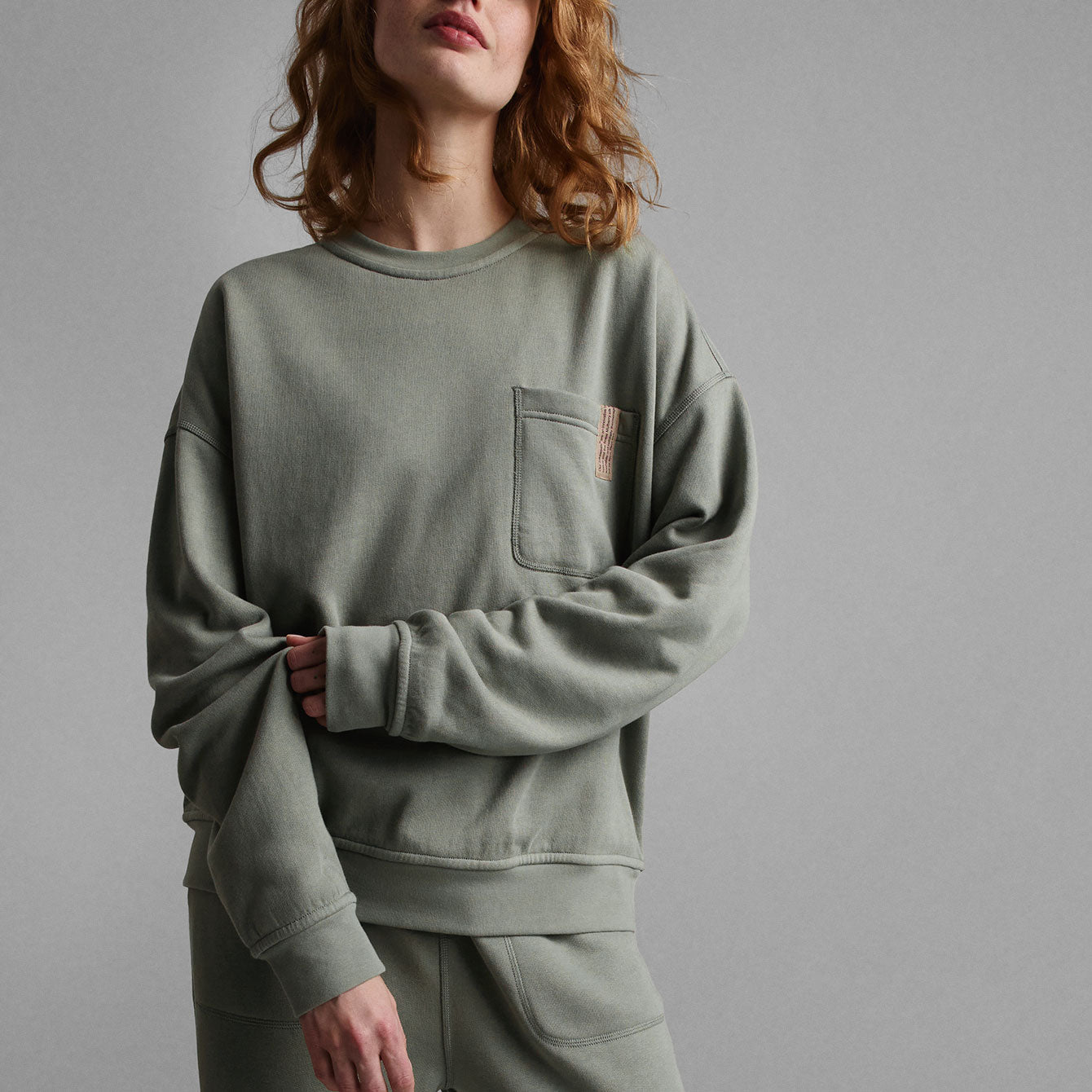 Silksweats™ Midweight Reversible Pocket Sweatshirt