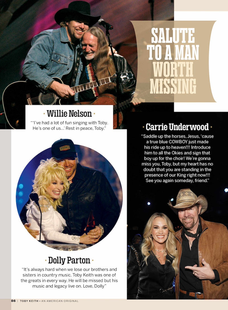 Toby Keith - An American Patriot, Oklahoma Origins, Country Music Star, Should've Been A Cowboy, As Good As I Once Was, Politics, Family, Stomach Cancer, Death, Dolly Parton, Crystal Gayle & More!