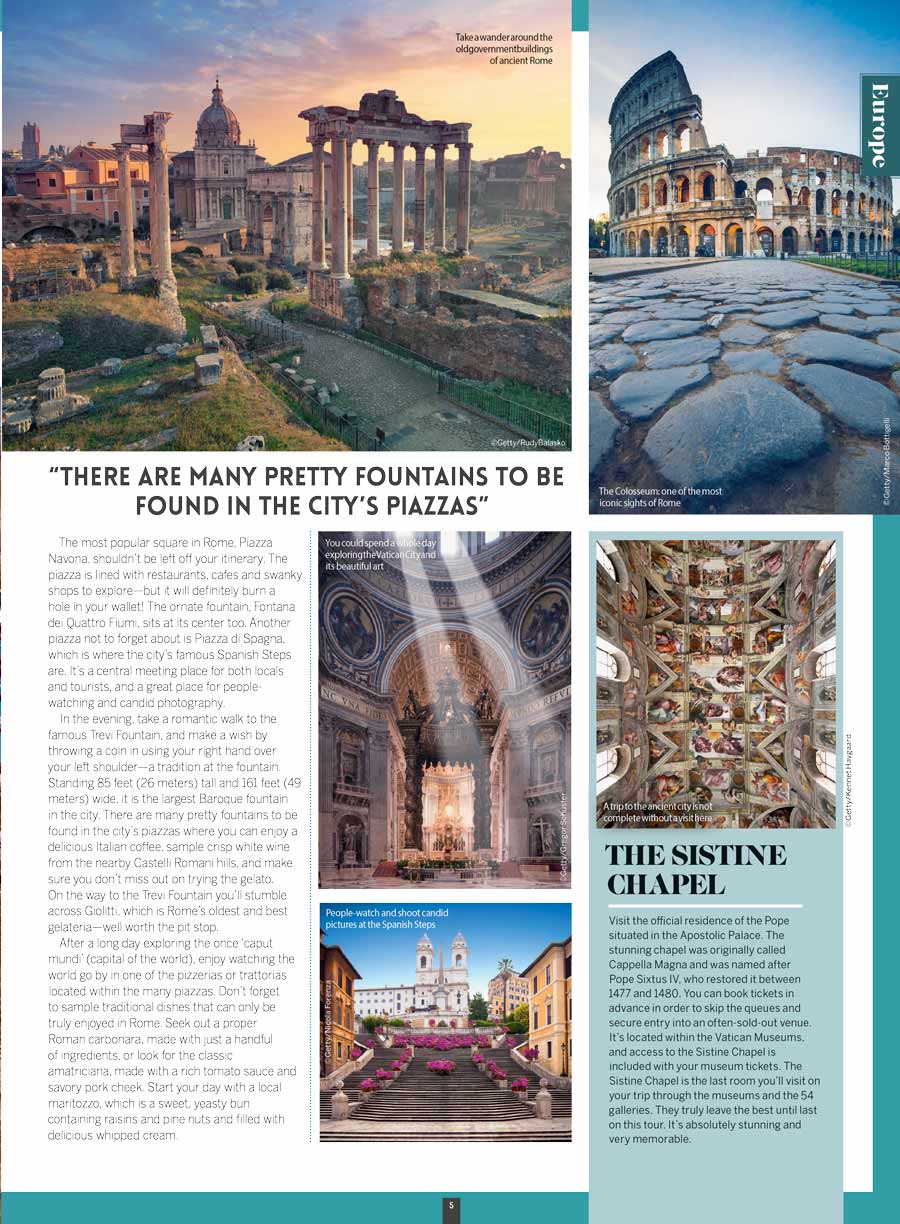 World's Greatest Cities - Rome, Tokyo, Paris, Venice, London, Berlin, Marrakesh, Sydney, Rio, Toronto, Essential Information, Time Zone, Currency, Season, Websites, Experiences, Sightseeing & More!