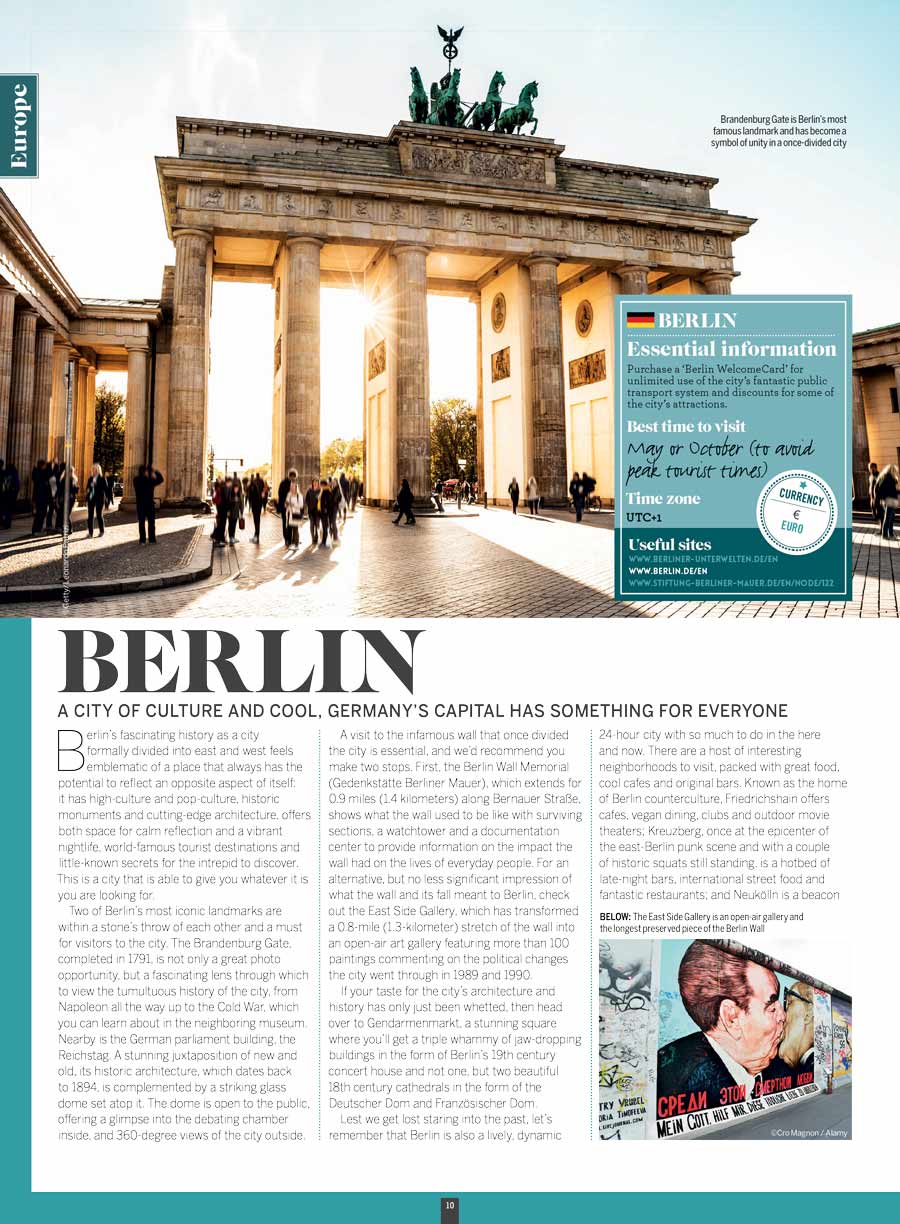 World's Greatest Cities - Rome, Tokyo, Paris, Venice, London, Berlin, Marrakesh, Sydney, Rio, Toronto, Essential Information, Time Zone, Currency, Season, Websites, Experiences, Sightseeing & More!