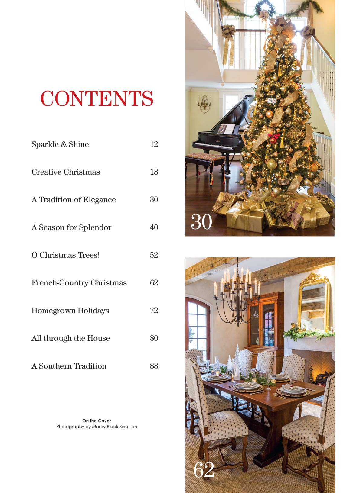 The Cottage Journal - Holiday Home: Style With Seasonal Charm, Holiday Décor, Elegant Interiors & Inspirational Design, Christmas Tree Themes, Tablescapes, French-Country, Southern Tradition & More!