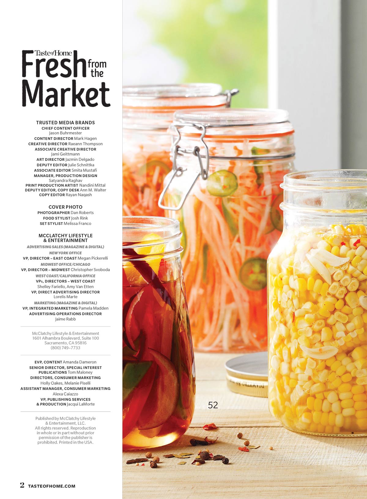 Taste of Home - Fresh From The Market: 102 Farm-To-Table Recipes Made Easy, Summer's Best Sides, Snacks, Mains & Desserts, Must Try Watermelon Pizza, Eat Great, Feel Great & More!