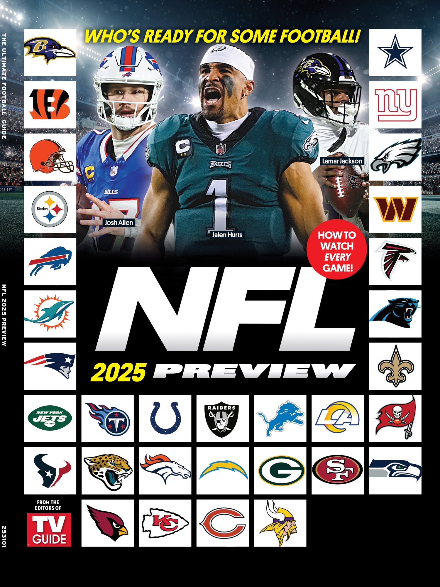 TV Guide - 2025 NFL Preview: Get Ready For Some Football, How To Watch Every Game, Matthew Stafford, Brock Purdy, Patrick Mahomes, Jordan Love, Lamar Jackson, Jalen Hurts, Josh Allen & More!