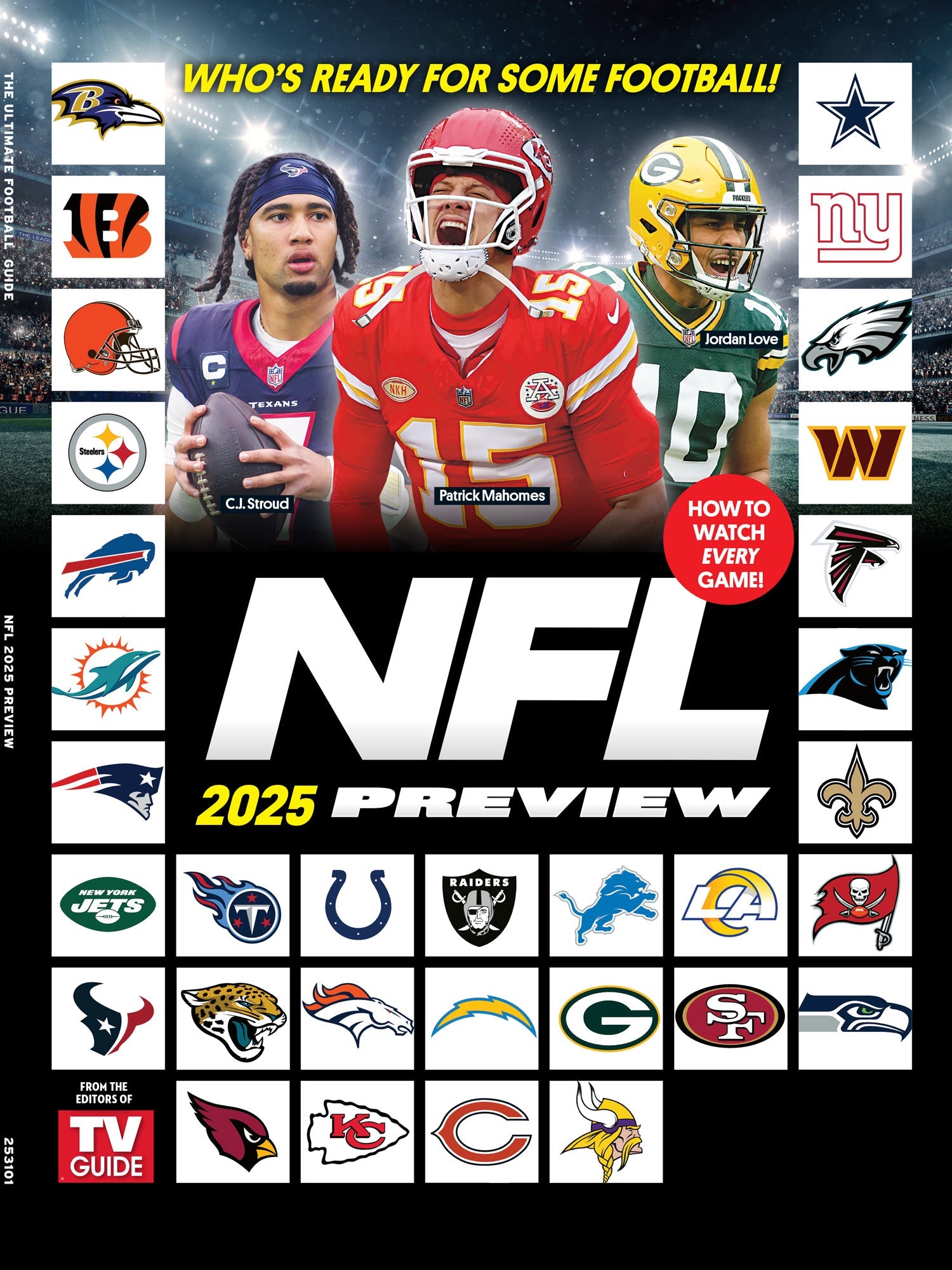 TV Guide - 2025 NFL Preview: Get Ready For Some Football, How To Watch Every Game, Matthew Stafford, Brock Purdy, Patrick Mahomes, Jordan Love, Lamar Jackson, Jalen Hurts, Josh Allen & More!