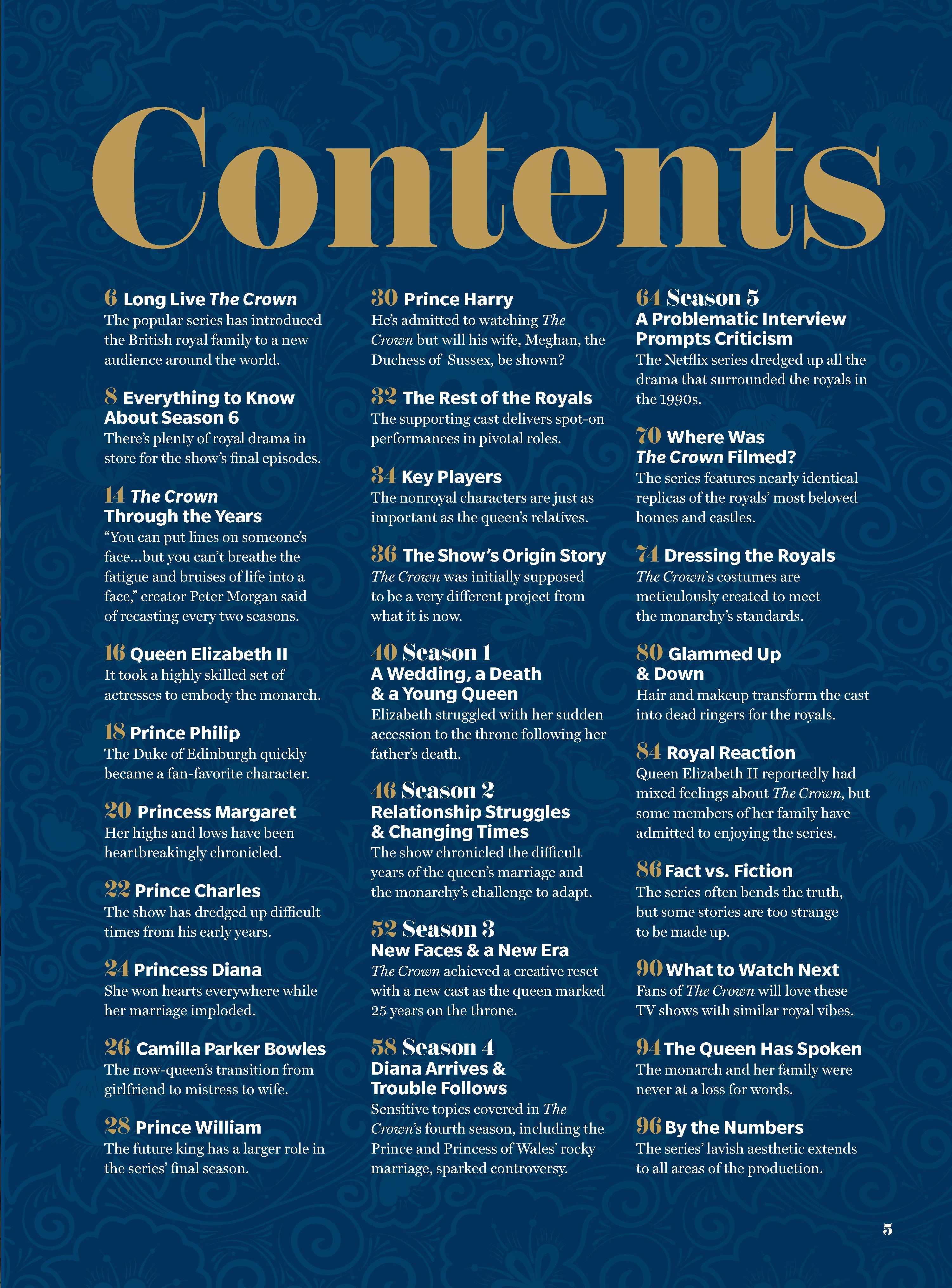 The Crown - Secrets Of Season 6: Fan Guide, Netflix, Fact vs. Fiction, Royal Family, Queen Elizabeth II, Princess Diana, King Charles III, Camilla Bowles, Prince William, Kate Middleton & Prince Harry