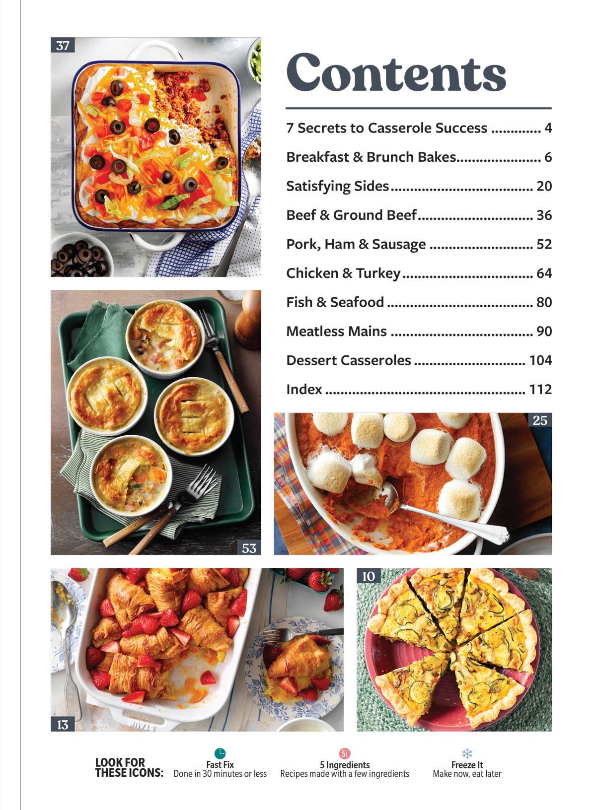 Taste of Home - Casseroles: 119 Fast & Easy One-Dish Meals, Overnight Entrees, Family Friendly Dinners, No-Fuss Breakfasts, In-A-Dash 13x9 Desserts, Satisfying Sides, 7 Secrets To Success & More!