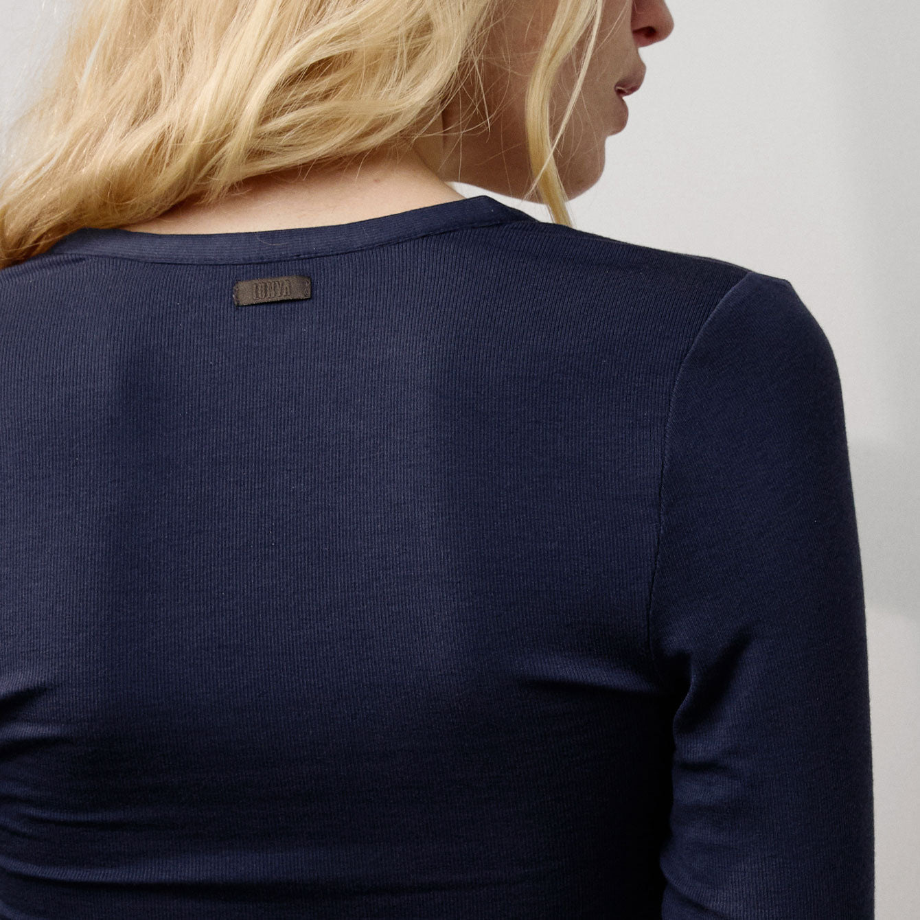 Soft Modal Rib V-Neck Henley