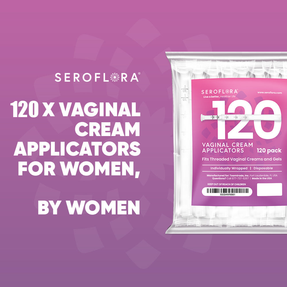 Disposable Vaginal Cream Applicators for Premarin, Estrace & many others (120ct)