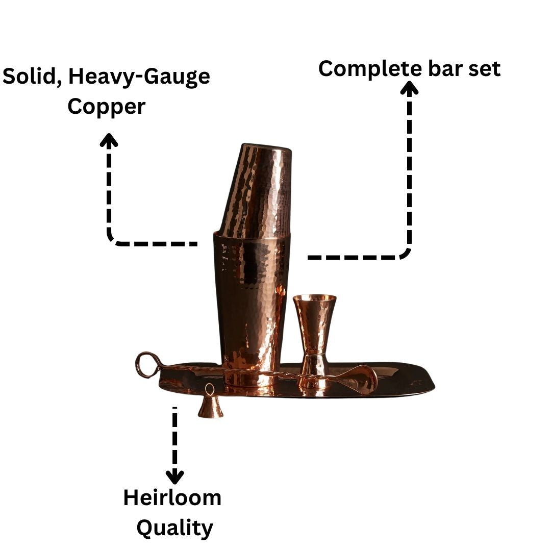 Copper Barman's Set Up