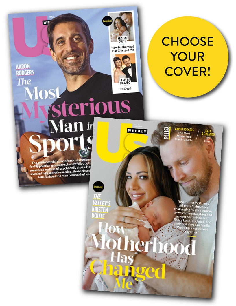 Us Weekly - 07.14.25: Aaron Rodgers, The Most Mysterious Man In Sports, Kristen Doute On How Motherhood Has Transformed Her Life, Katy Perry & Orlando Bloom Shocking Breakup & More!