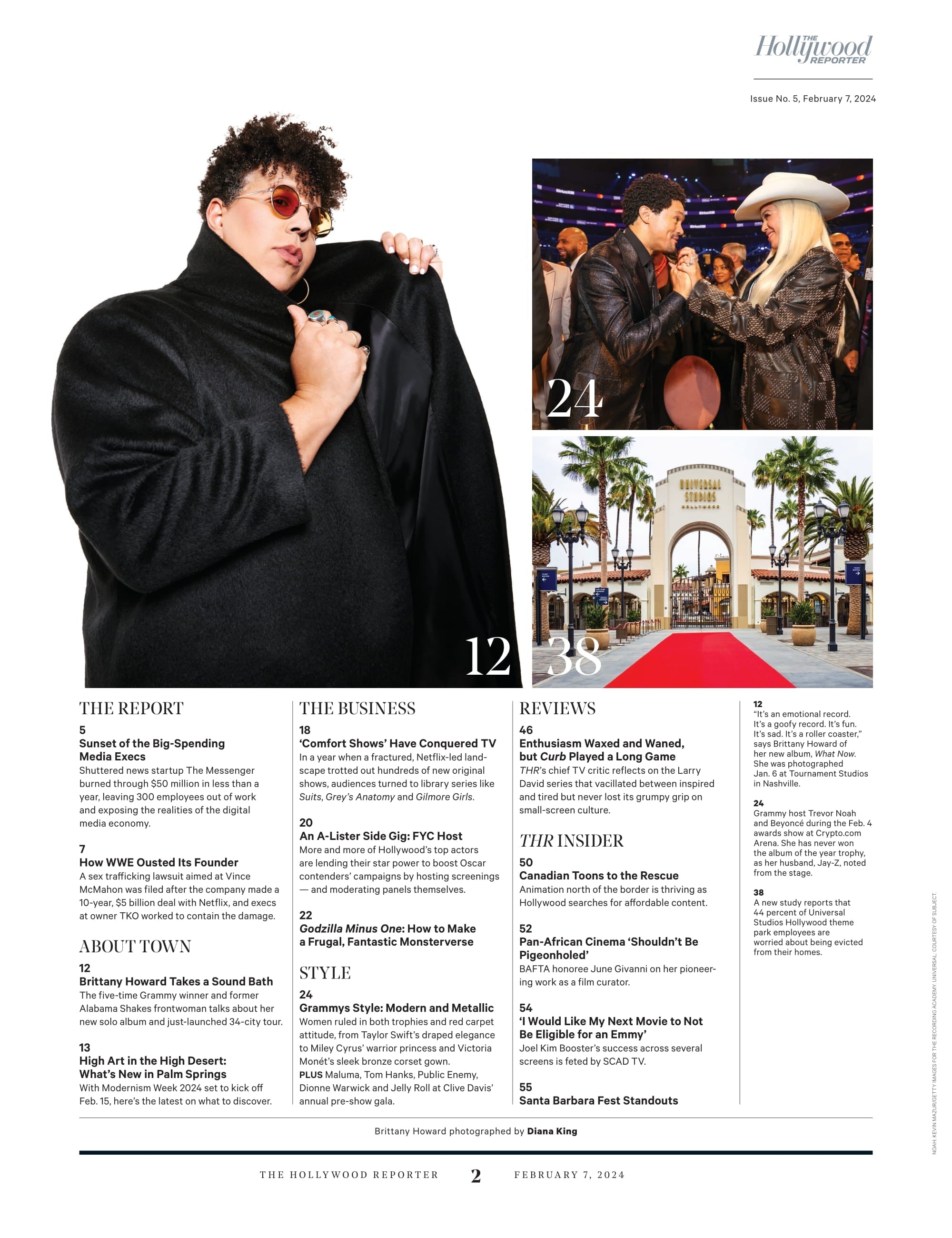 The Hollywood Reporter - 24.02.07 Edition: Mr. & Mrs. Smith, Donald Glover & Maya Erskine's Onscreen Chemistry, Offscreen Relationships & Reinventing The Sexy Spy Thriller That Made Brangelina & More!