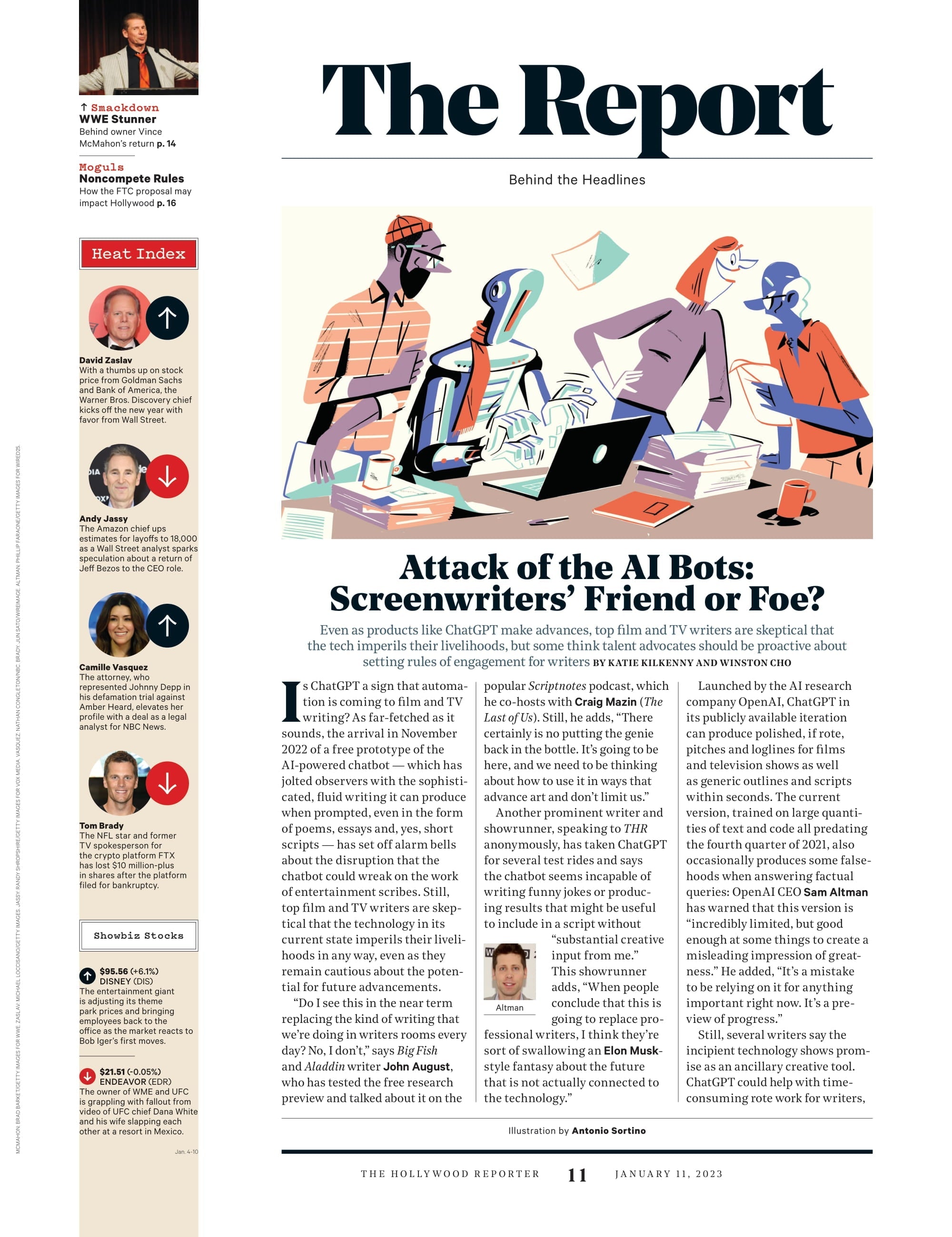 The Hollywood Reporter - 23.01.11 Edition: Austin Butler, Colin Farrell, Brendan Fraser, Jeremy Pope, Ke Huy Quan & Adam Sandler Open Up About Returning To Acting After Grief & Disappointment & More!