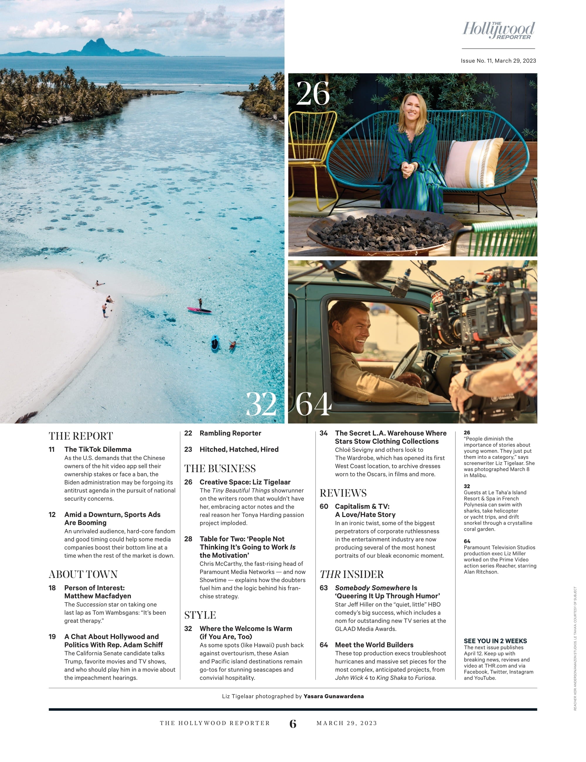 The Hollywood Reporter - 23.03.29 Edition: 25 Most Powerful Stylists, Sustainability, Law Roach Bowed Out, Anne Hathaway Took Control, Angela Bassett, Sydney Sweeney, Janelle Monáe, Sadie Sink & More!