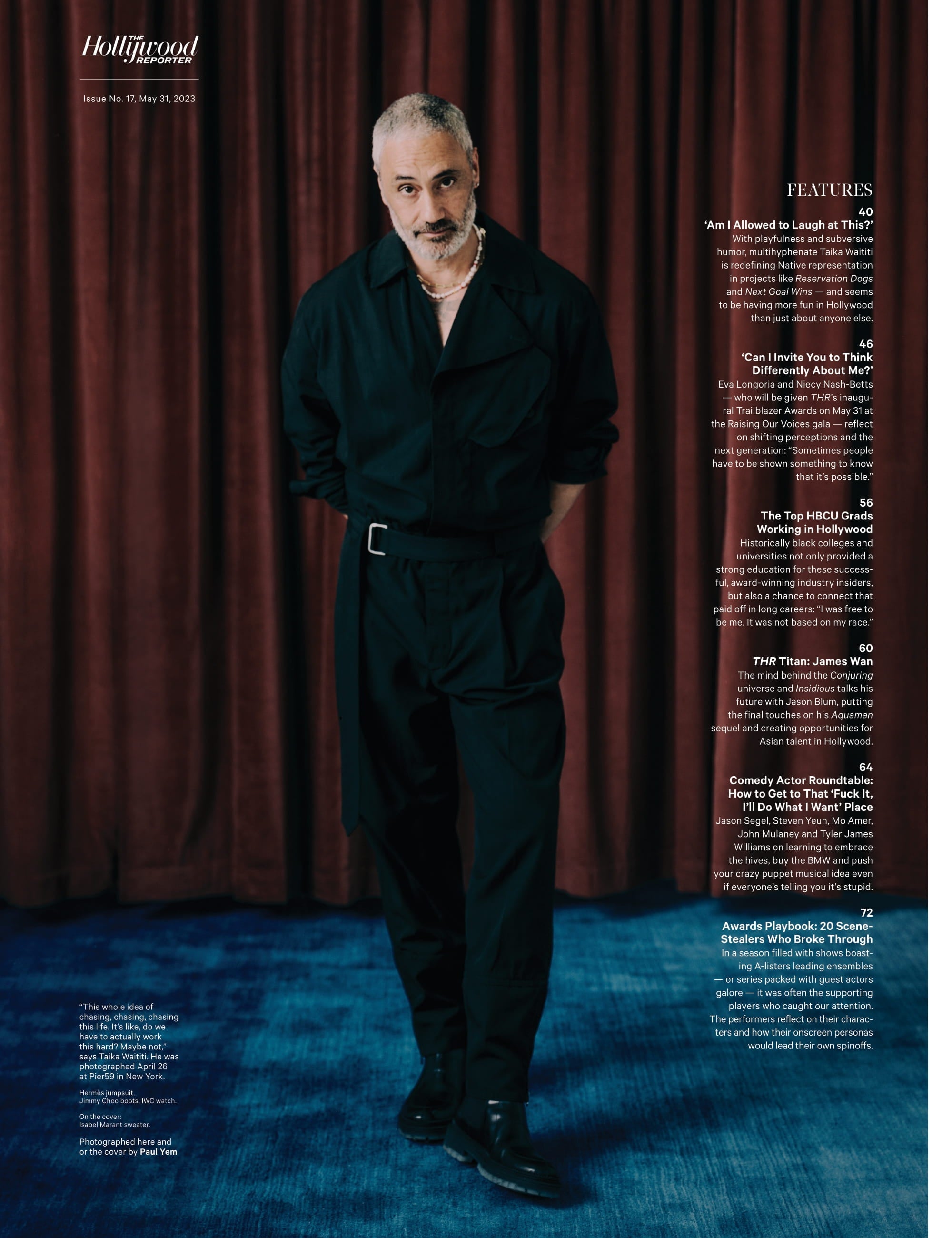 The Hollywood Reporter - 23.05.31 Edition: Raising Our Voices With Taika Waititi, Eva Longoria & Niecy Nash-Betts, The Top 50 Forces For Change, Comedy Roundtable With Jason Segel, Mo Amer & More!