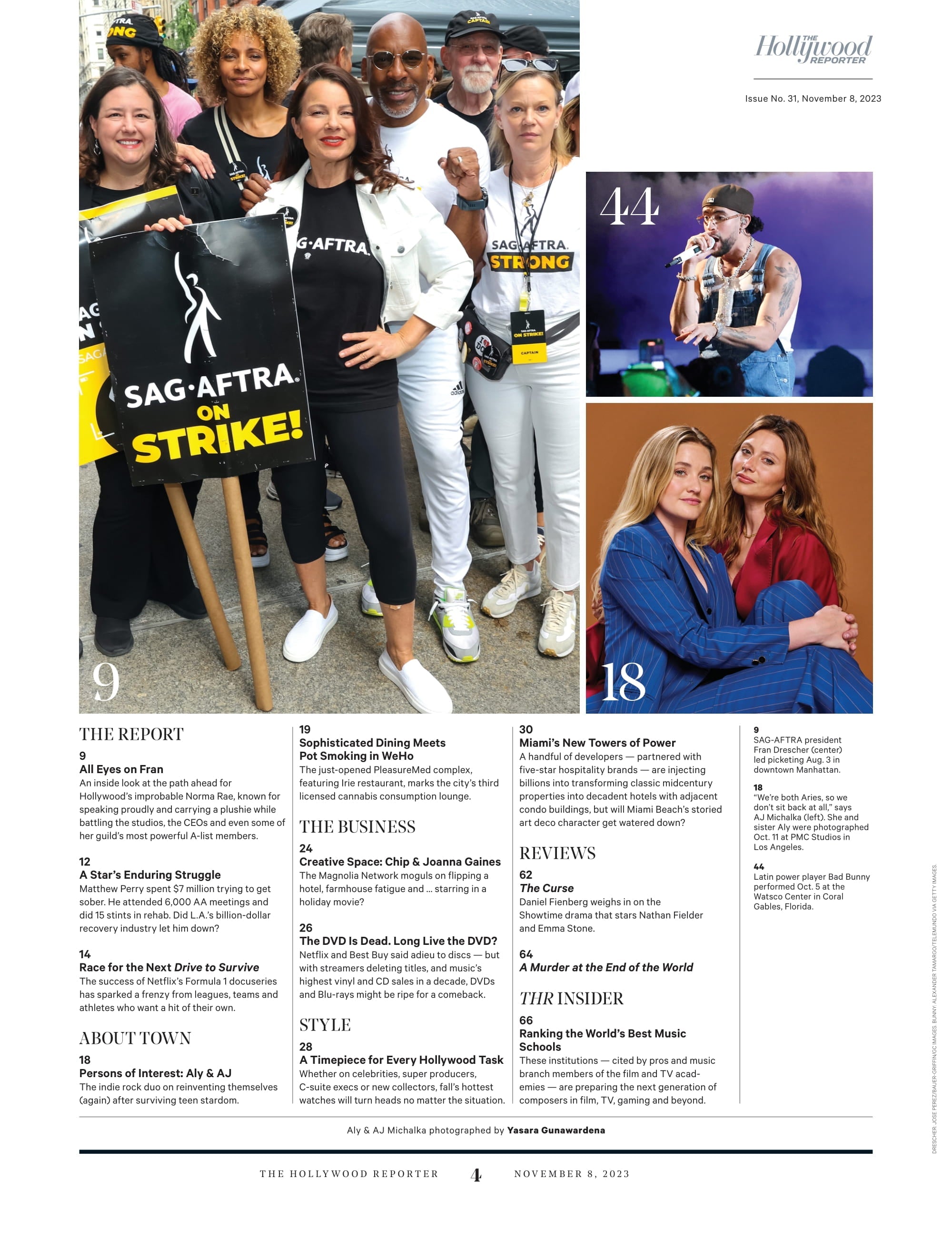 The Hollywood Reporter - 23.11.08 Edition: Dolly Parton On Transgender Rights, AI & Collabs With Miley Cyrus, Lizzo & Paul McCartney, Matthew Perry's Final Passion Project, Latin Power Players & More!