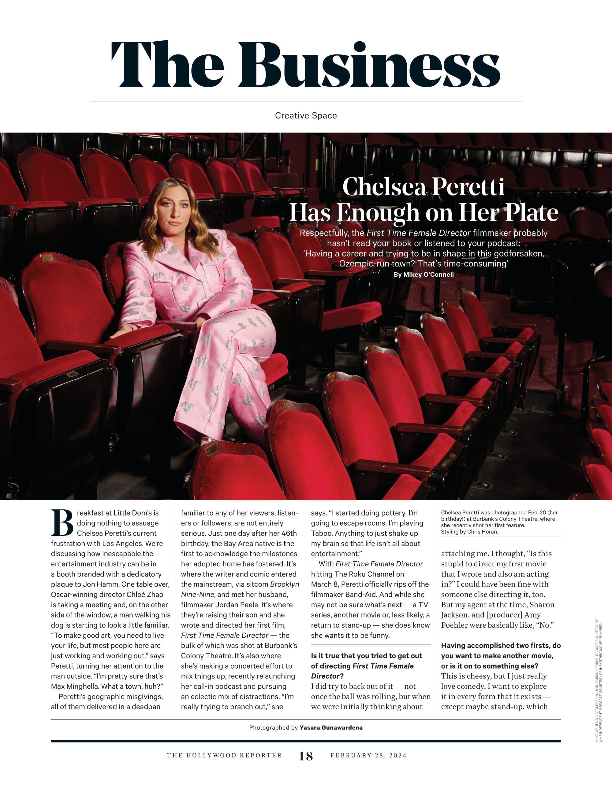The Hollywood Reporter - 24.02.28 Edition: Reneé Rapp Mean Girls Breakout & Pop Star On Anxiety, Sexuality, Beyoncé Sending Her Flowers & Justin Bieber Obsession, Final Collapse Of Vice News & More!