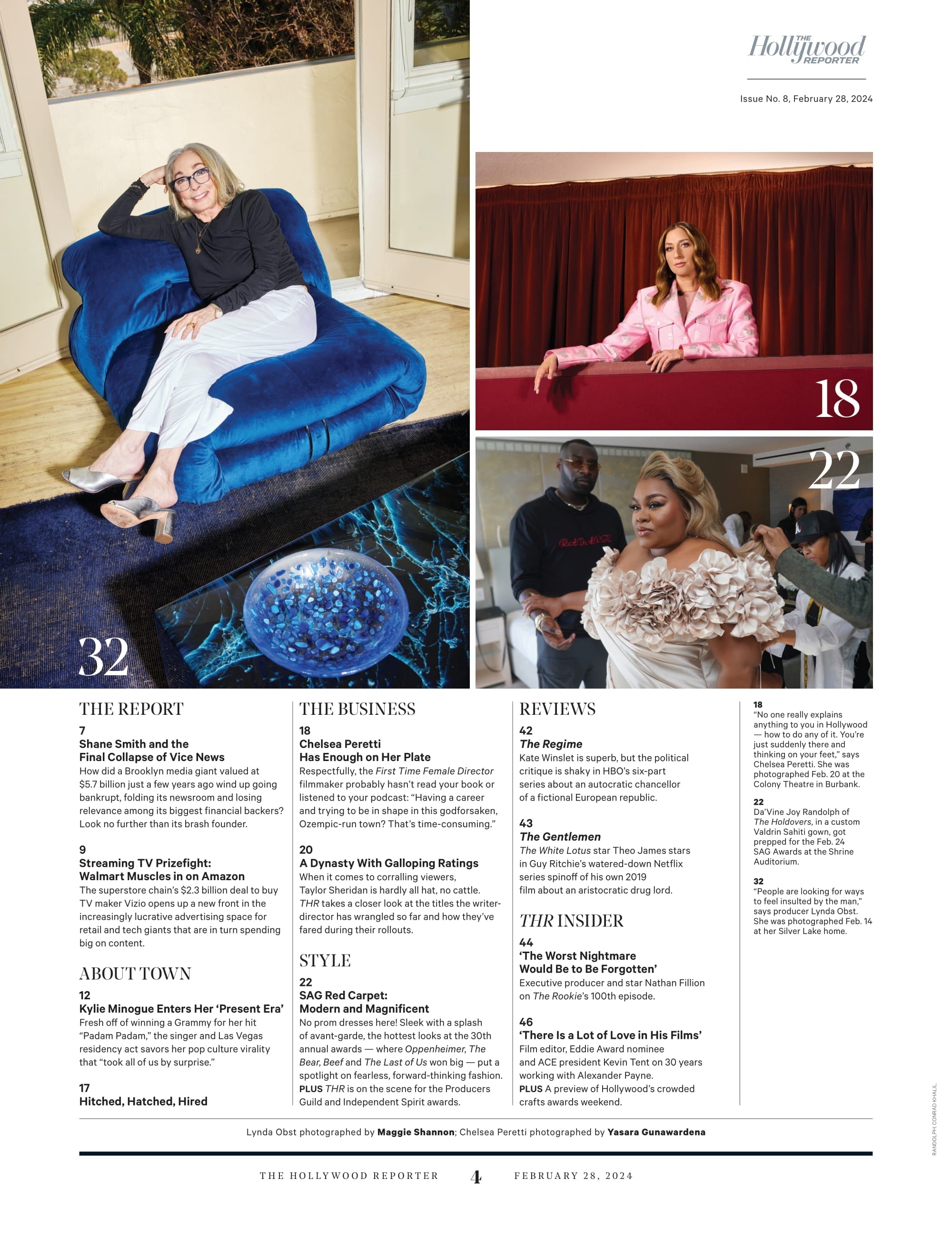 The Hollywood Reporter - 24.02.28 Edition: Reneé Rapp Mean Girls Breakout & Pop Star On Anxiety, Sexuality, Beyoncé Sending Her Flowers & Justin Bieber Obsession, Final Collapse Of Vice News & More!