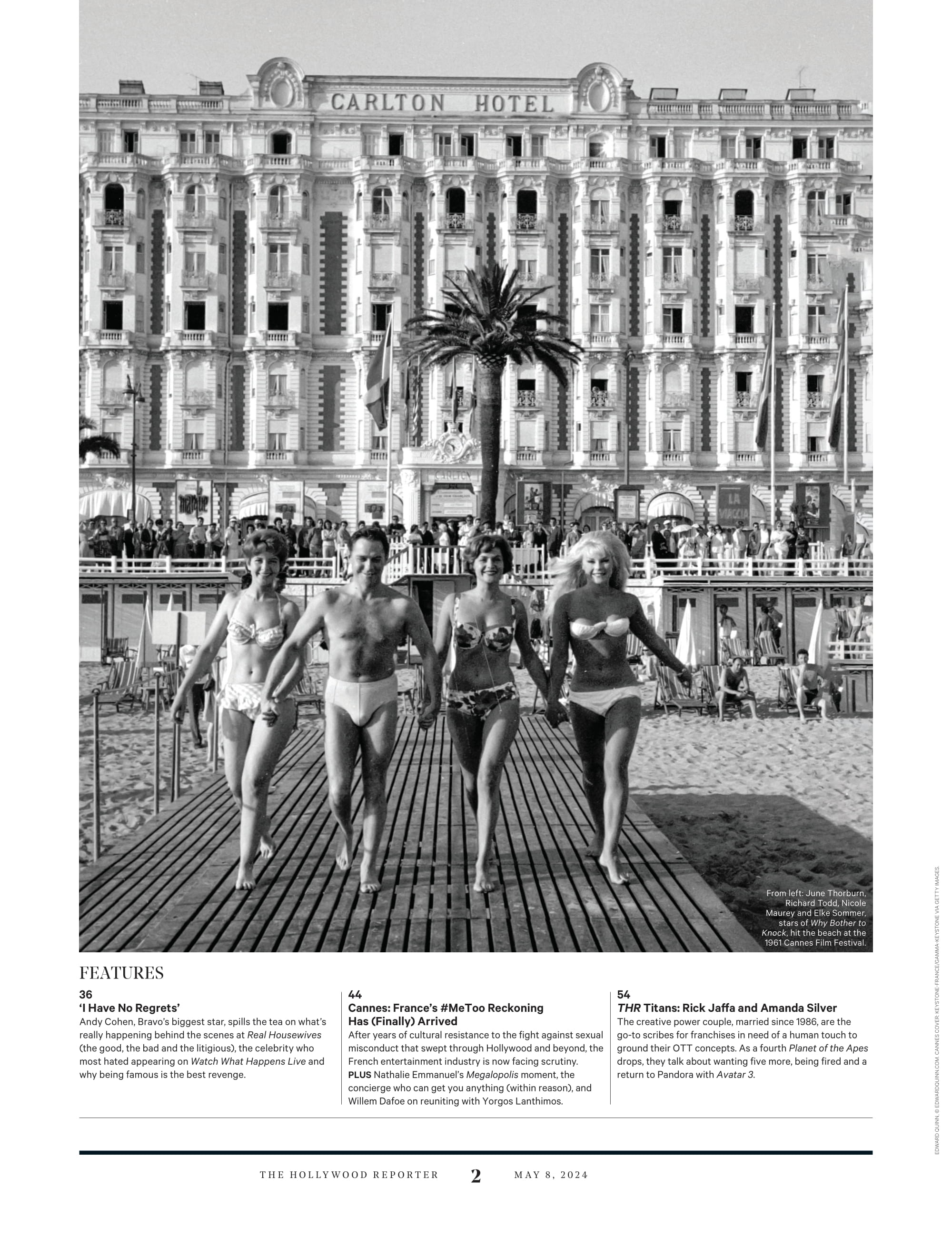 The Hollywood Reporter - 24.05.08 Edition: What, Me Worry? Angry Ex-Housewives In Revolt But Watch What Happens Live Host Andy Cohen Has No Regrets, Games Of Thrones Breakout Nathalie Emmanuel & More!