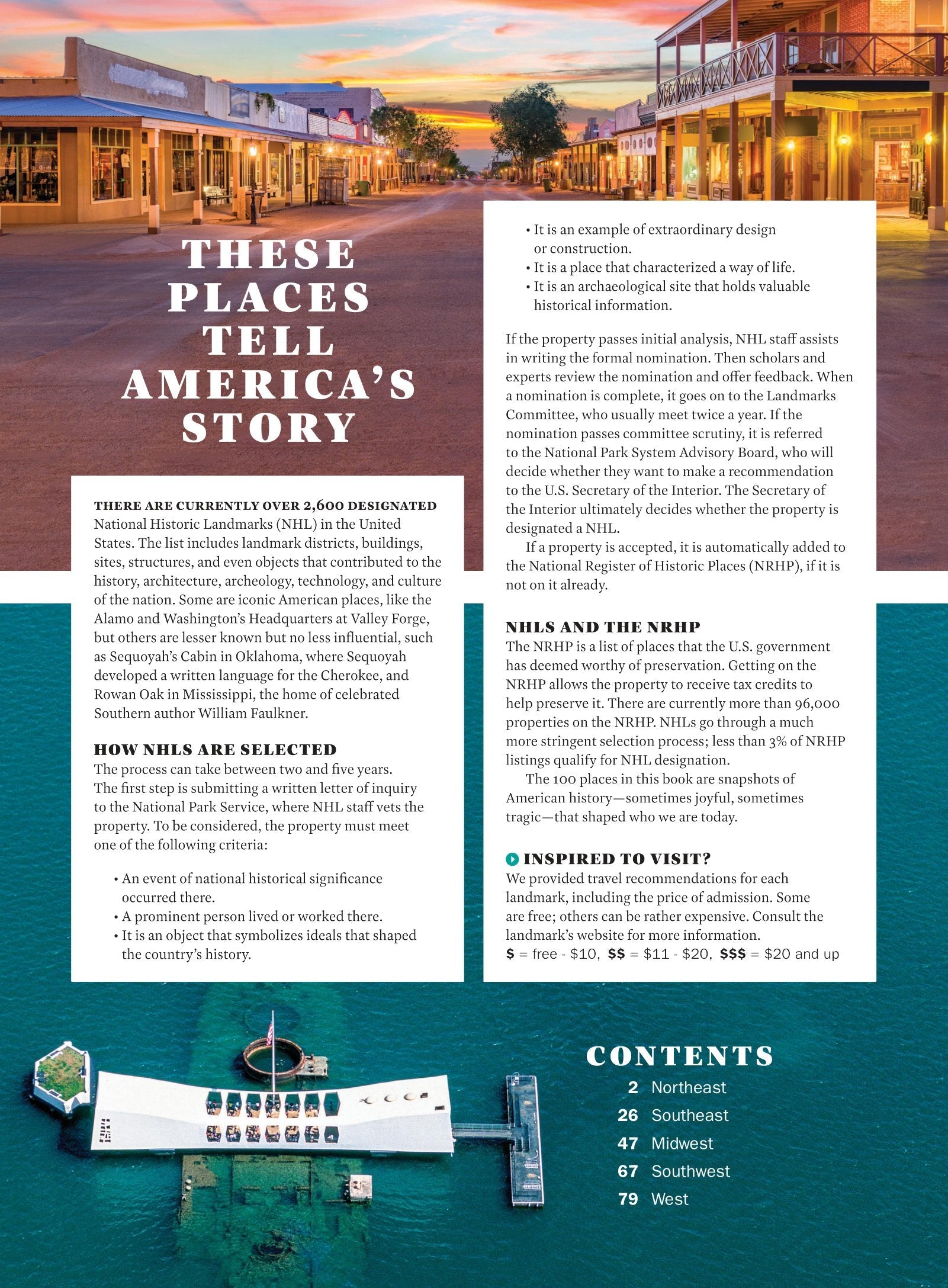 TIME Special Edition - 100 Must-See US Landmarks: Explore America's History Via National Historic Landmarks, How NHLS Are Selected, Mount Vernon, The Alamo, Central Park, Winslow Homer Studio & More!