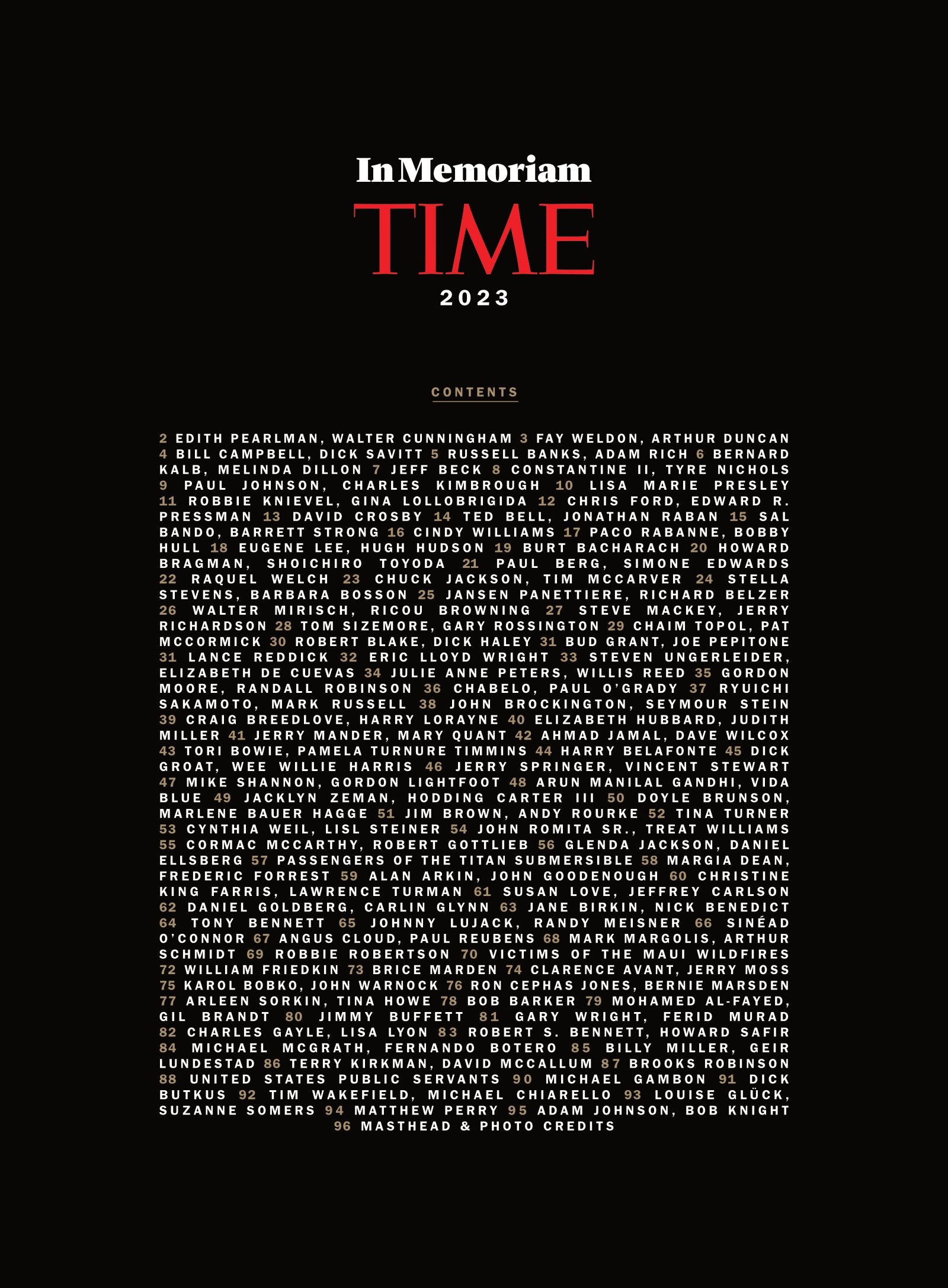 TIME Special Edition - 2023 Memoriam: Look Back At Major Figures & Events In 2023, Lisa Marie Presley, Bob Barker, Jimmy Buffet, Maui Wildfires, Titan Submersible, Angus Cloud, Matthew Perry & More!