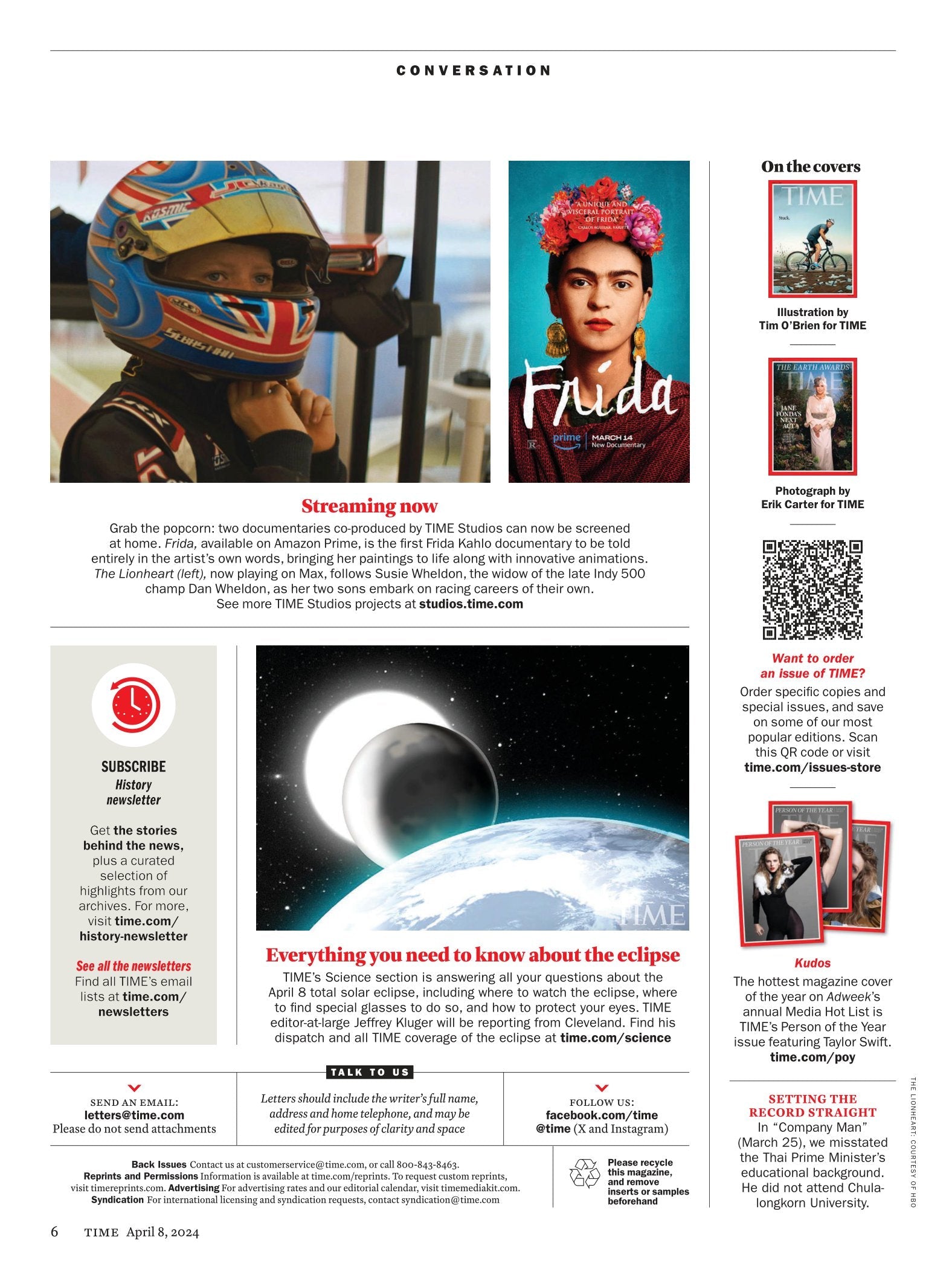 TIME Magazine - 04.08.24 Edition: Jane Fonda's Next Act, The Earth Awards, Banning TikTok, Kate Middleton's Cancer Fight, UAE Ai Ambitions, Biden Behind, India's 44-Day Election, Solar Eclipse & More!