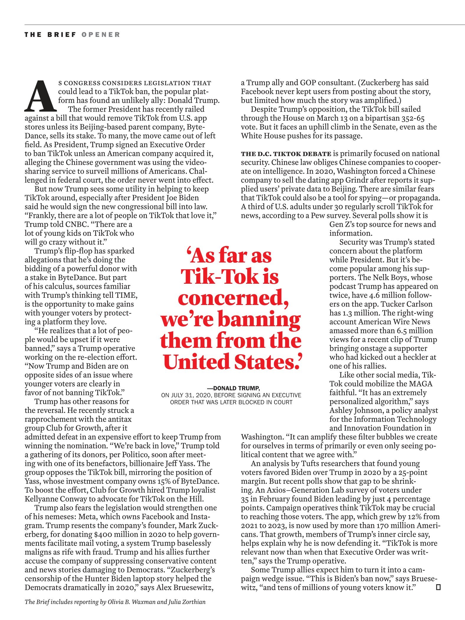 TIME Magazine - 04.08.24 Edition: Jane Fonda's Next Act, The Earth Awards, Banning TikTok, Kate Middleton's Cancer Fight, UAE Ai Ambitions, Biden Behind, India's 44-Day Election, Solar Eclipse & More!