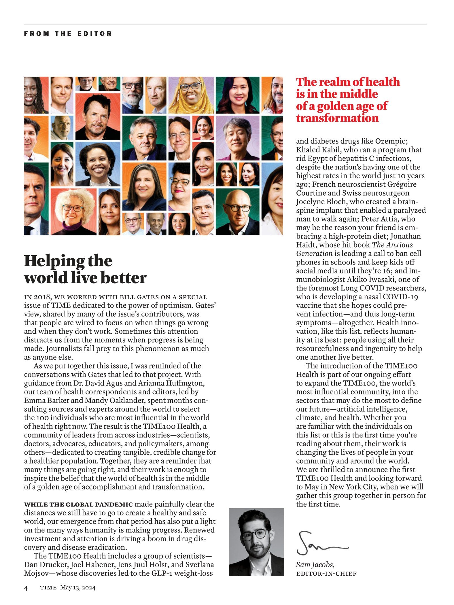 TIME Magazine - 05.13.24 Edition: Why The Tennis Star Coco Gauff Is Playing For Herself, 20 Year Old Defending U.S. Open Champion, Time100 Health, Judging Trump, Kate Middleton, Modern Greece & More!