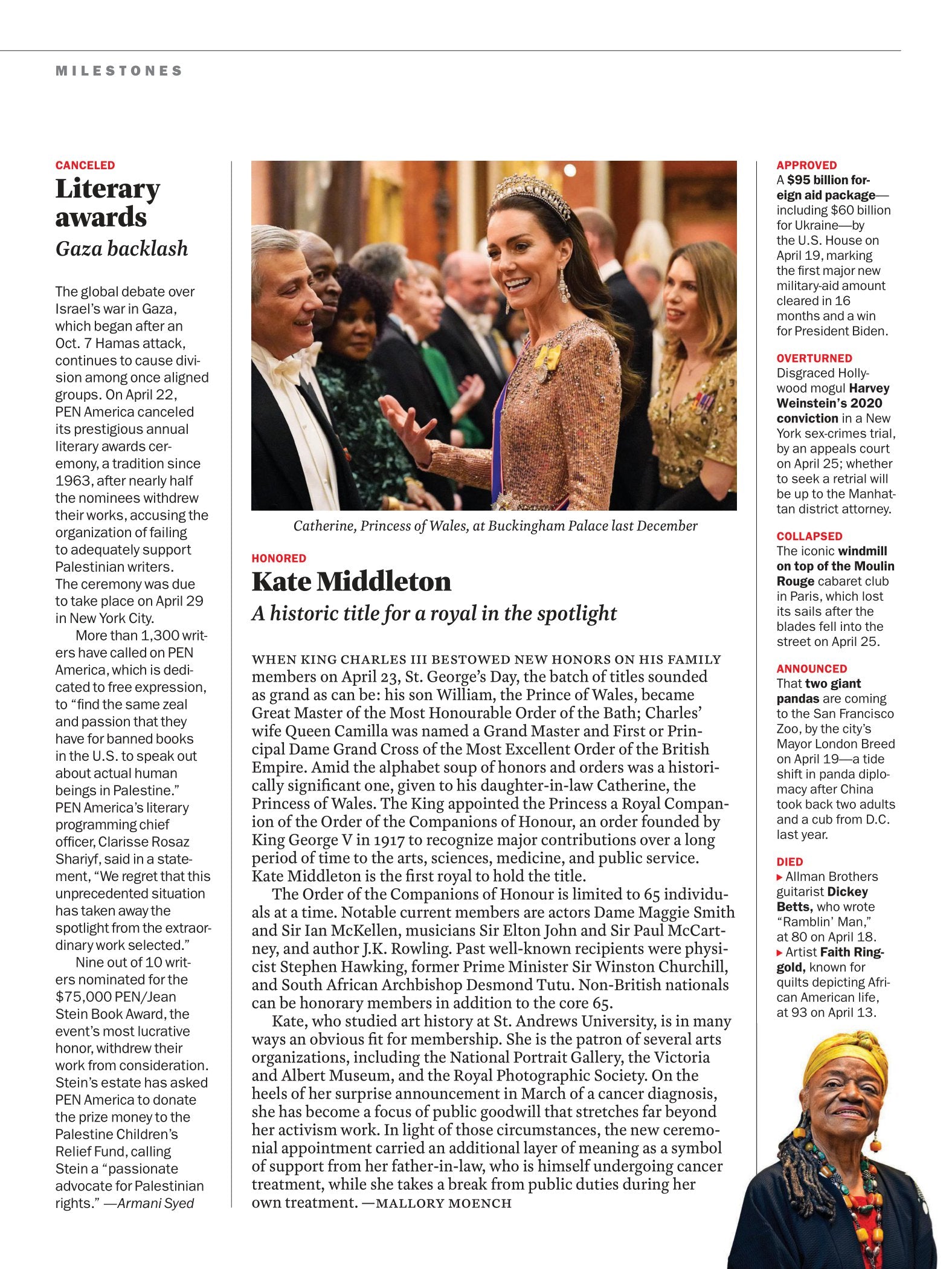 TIME Magazine - 05.13.24 Edition: Why The Tennis Star Coco Gauff Is Playing For Herself, 20 Year Old Defending U.S. Open Champion, Time100 Health, Judging Trump, Kate Middleton, Modern Greece & More!