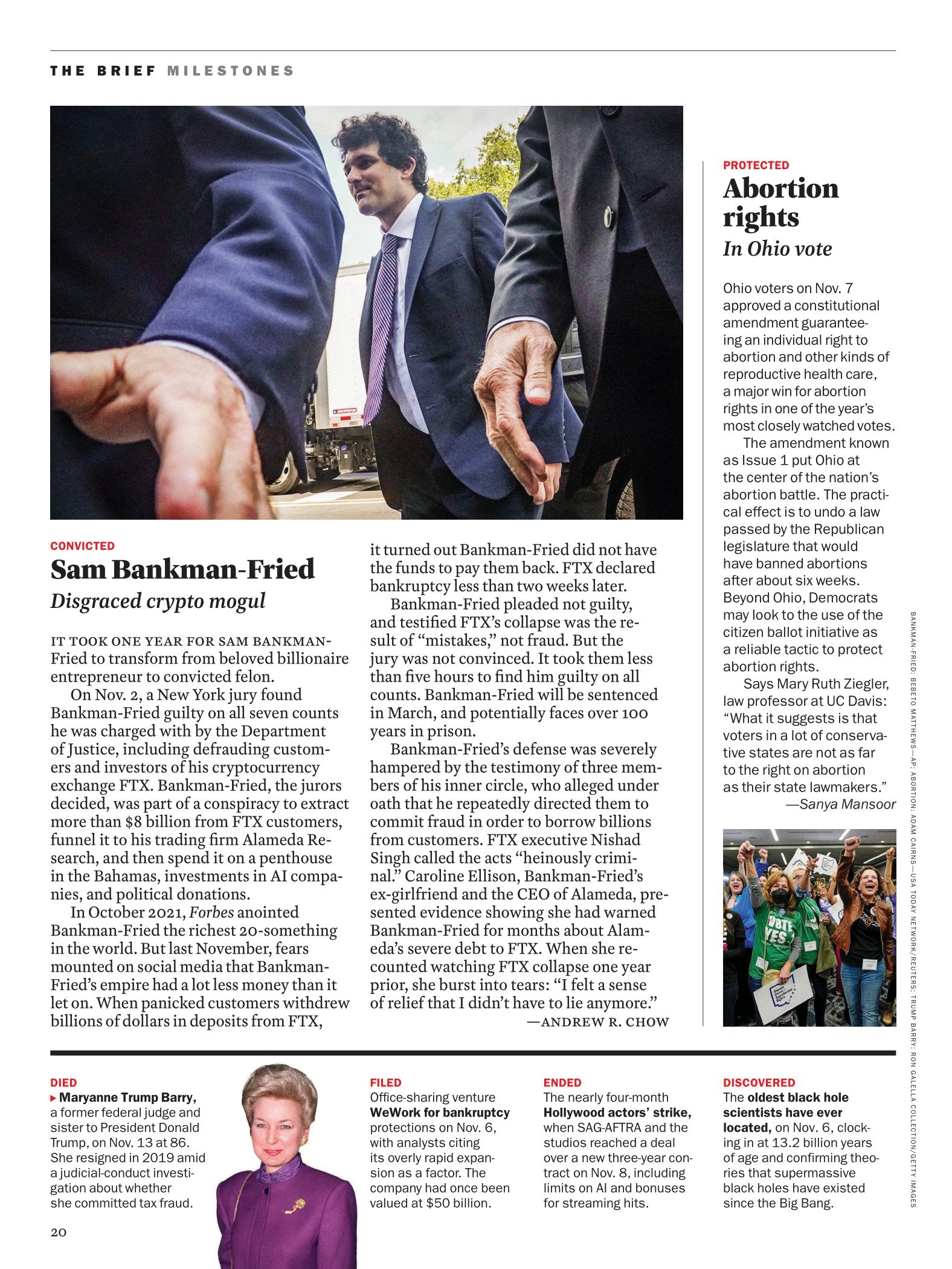 TIME Magazine - 12.04.23 Edition: 100 Most Influential Leaders Driving Business To Real Climate Action, Nikki Haley & Trump, Israel Endgame In Gaza, Uniqlo Founder Tadashi Yanai & Best Photos Of 2023!