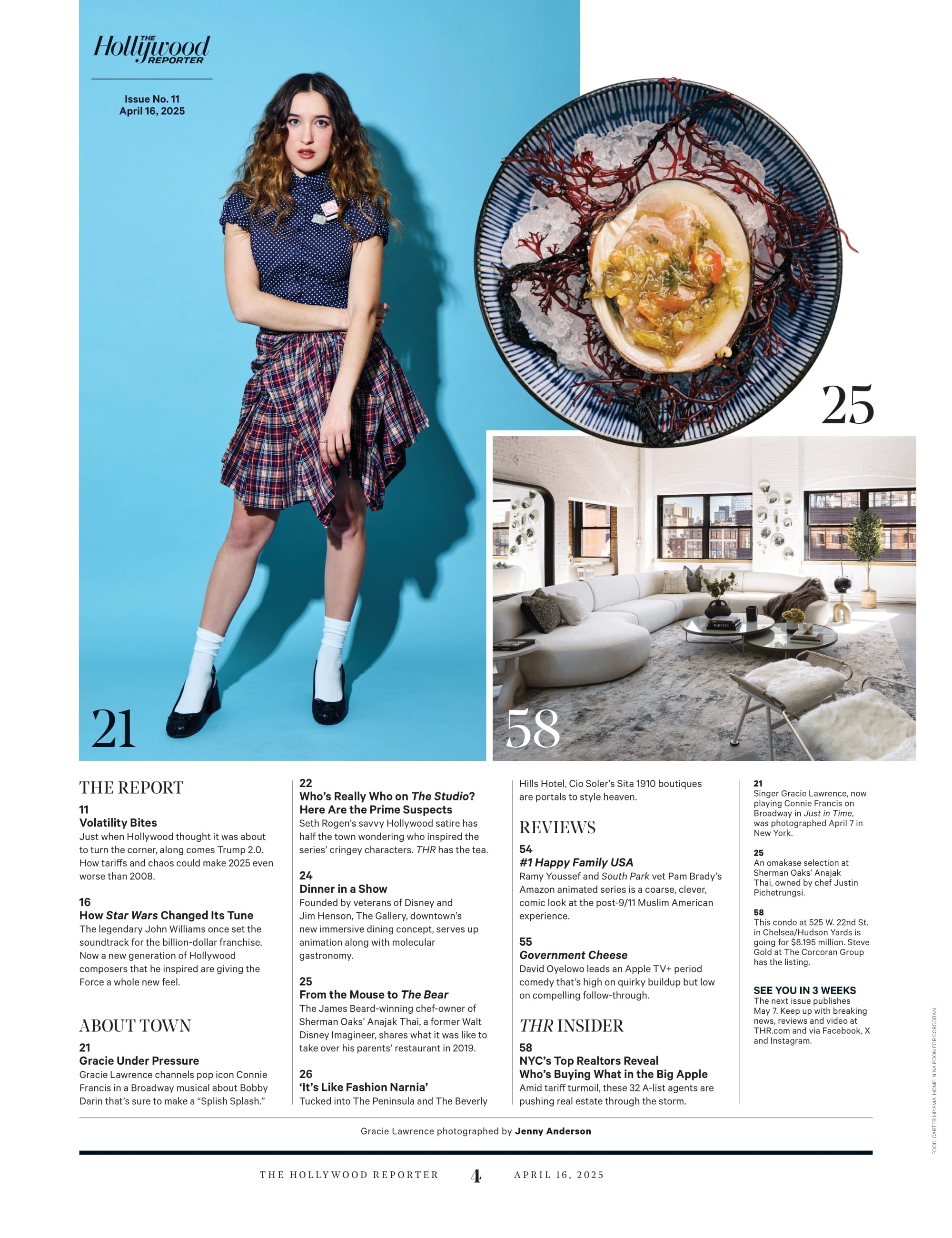 The Hollywood Reporter - 25.04.16 Edition: Tina Fey Returns, Justin Bieber’s Faith Crisis, Minecraft Mess, Gracie Lawrence, Seth Rogen, Hollywood's Tariff Fears, David Blaine’s Bold New Act & More!