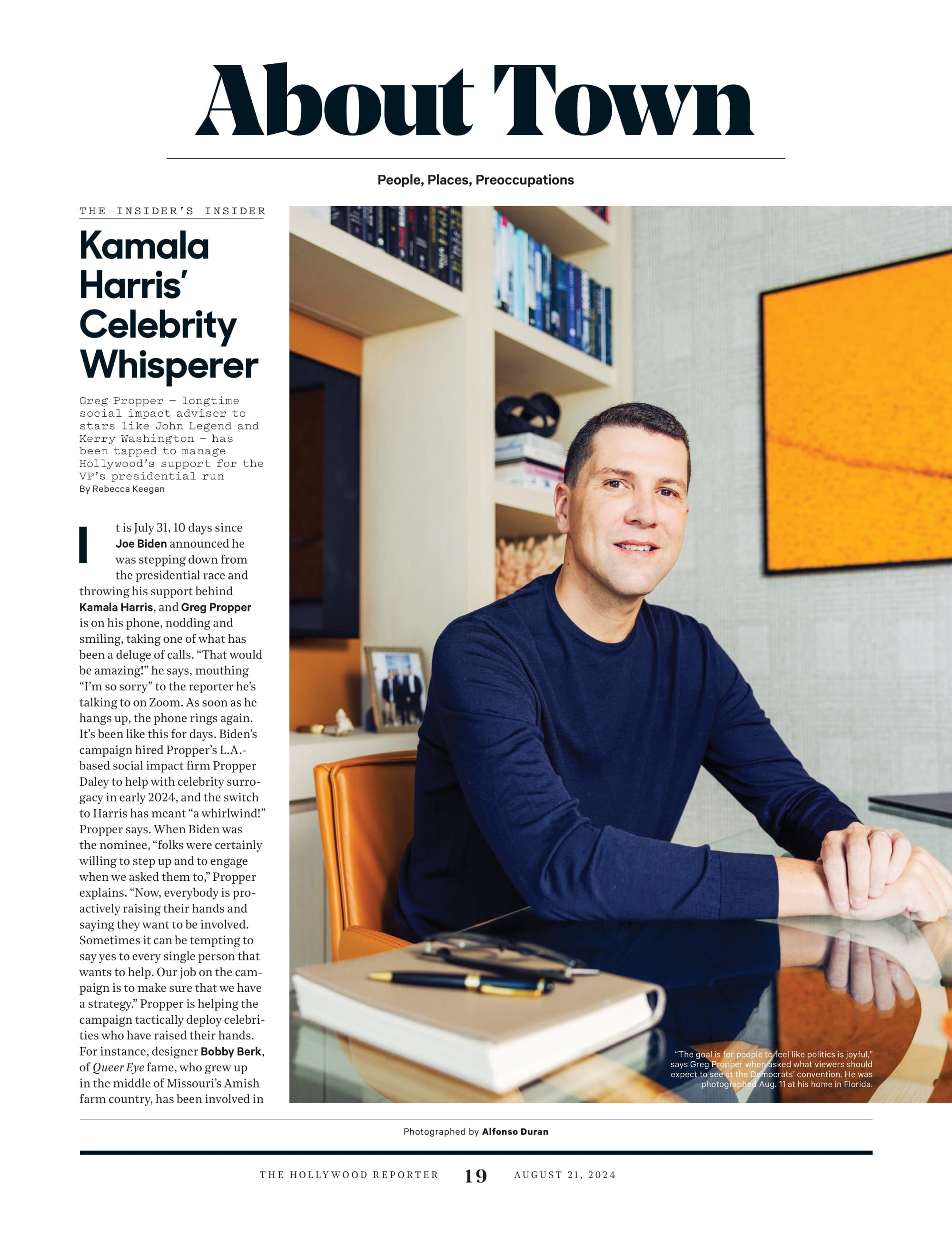 The Hollywood Reporter - 24.08.21 Edition: Hollywood's New Femme Fatale Naomi Ackie In Blink Twice, Martin Short Talks Only Murders In Ihe Building, Kamala Harris’ Celebrity Whisperer & More!