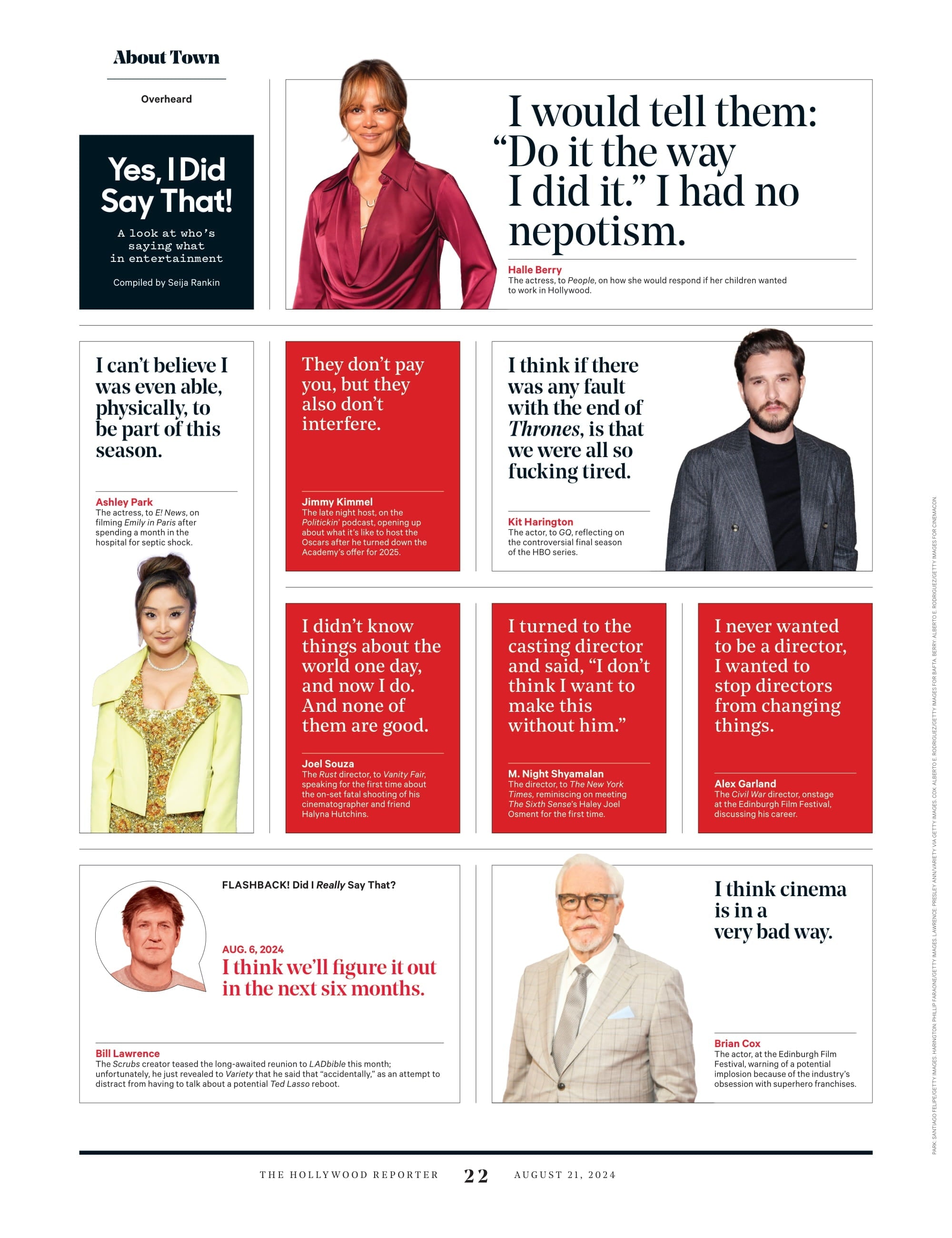 The Hollywood Reporter - 24.08.21 Edition: Hollywood's New Femme Fatale Naomi Ackie In Blink Twice, Martin Short Talks Only Murders In Ihe Building, Kamala Harris’ Celebrity Whisperer & More!