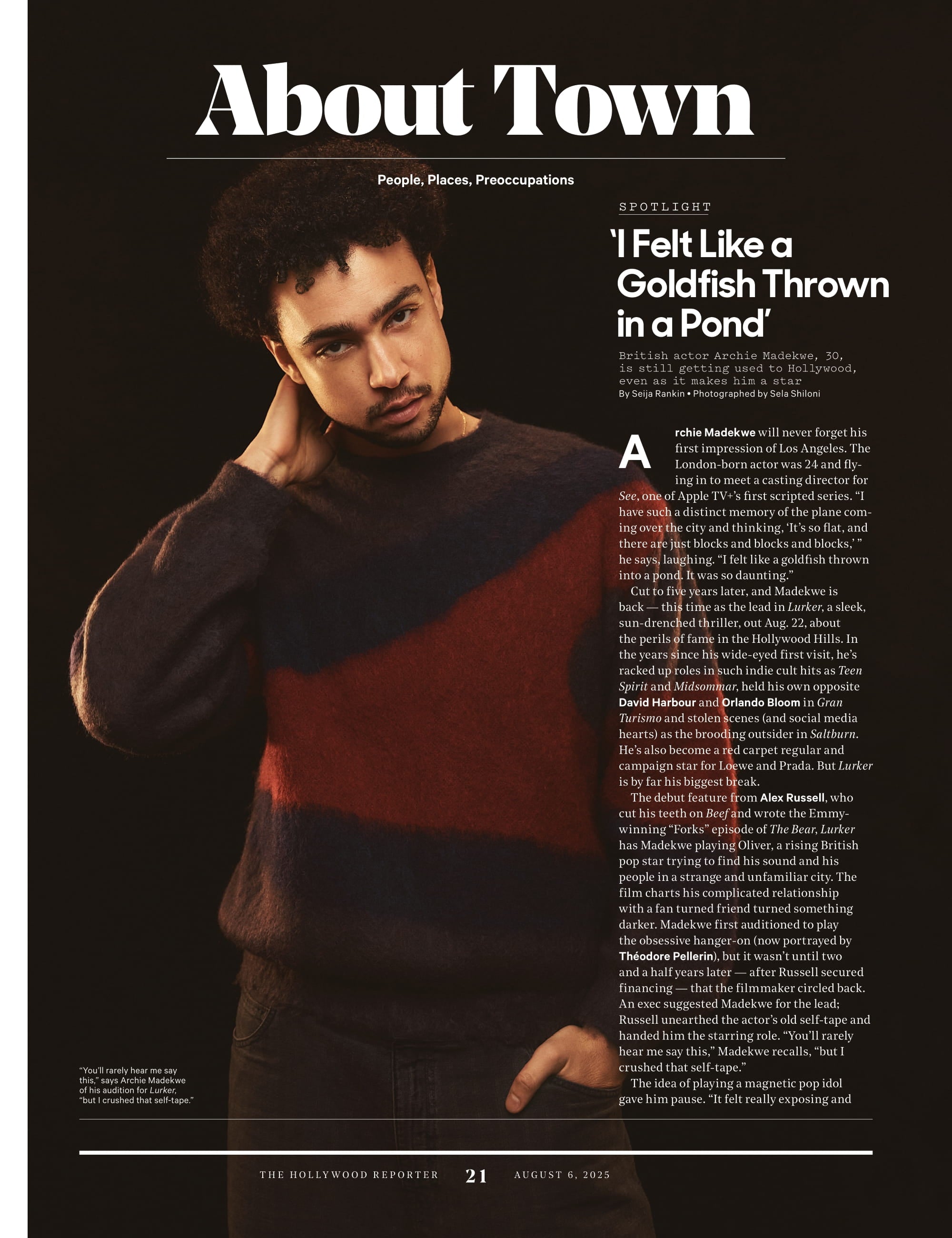 The Hollywood Reporter - 25.08.06 Edition: Britt Lower Is Severance's Most Thrilling Star, Late Night TV Changes, Survivor’s Jeff Probst's TV Hosting Secrets, David Ellison’s Paramount Vision & More!