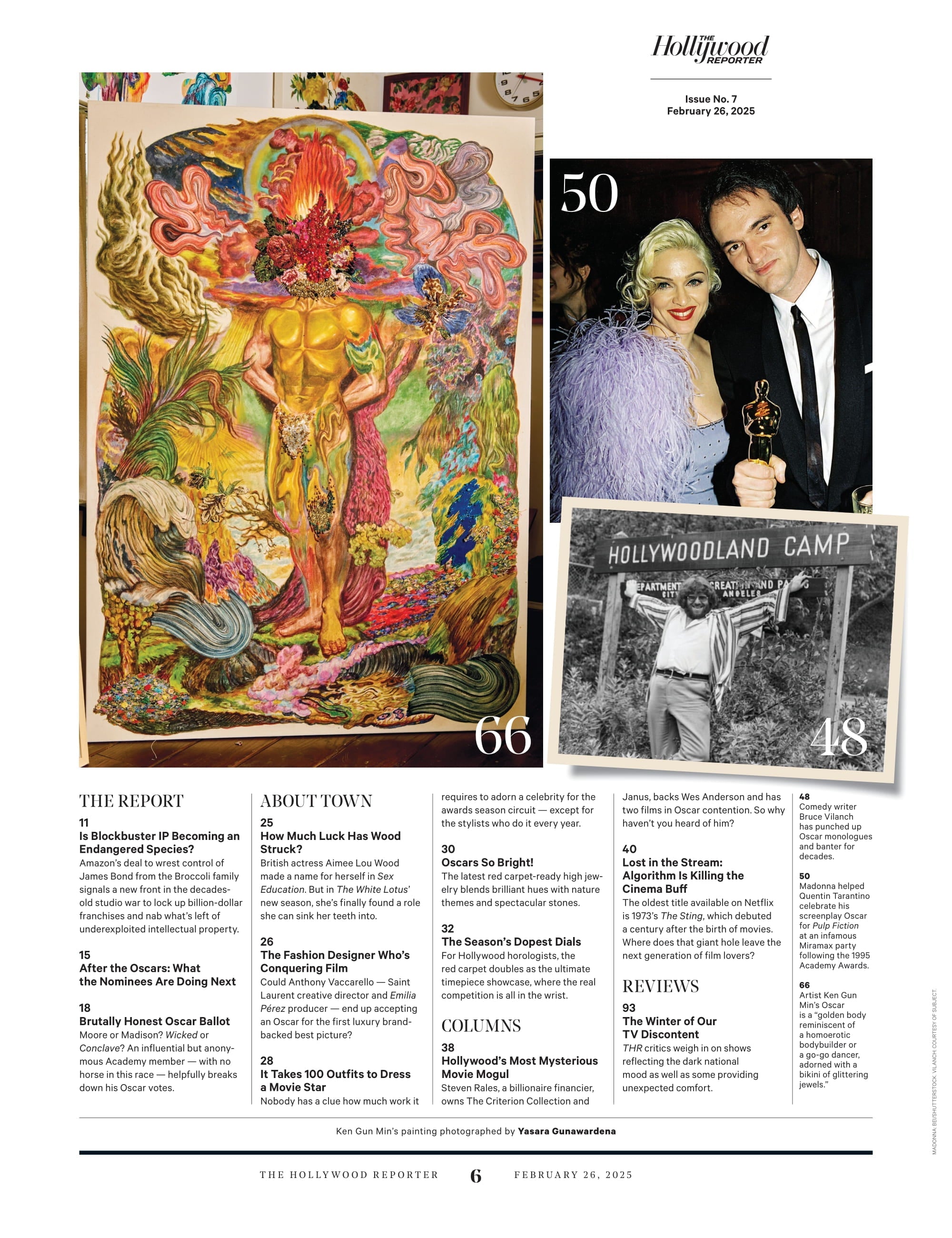 The Hollywood Reporter - 25.02.26 Edition: Oscars 2025, Oscars' In Memoriam Drama, Oscars In 40 Years, Oscar-Night Impresario Bruce Vilanch, Most Iconic Oscar Photos, Most Wildest Oscar Bash & More!