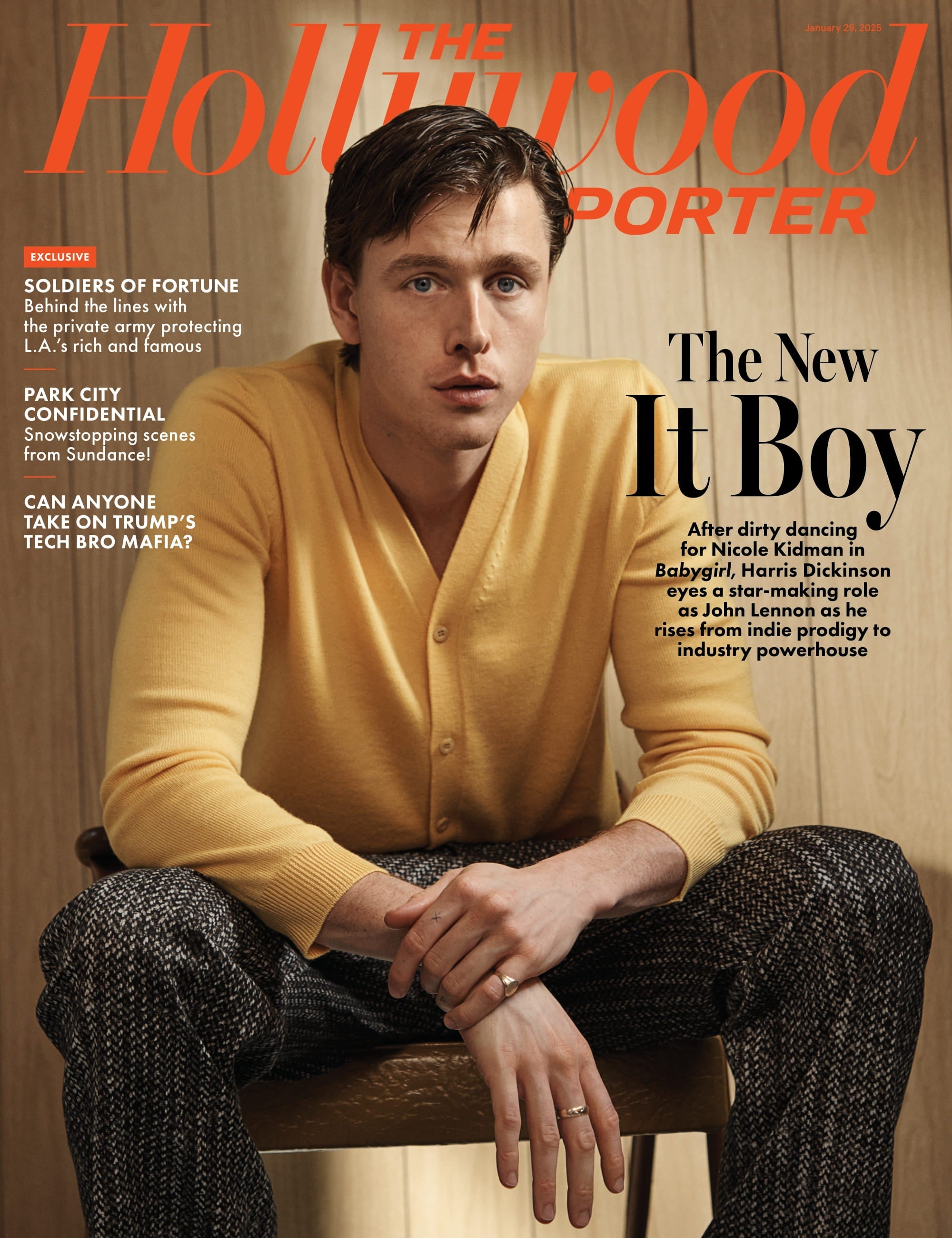 The Hollywood Reporter - 25.01.29 Edition: Nicole Kidman In Babygirl, Harris Dickinson Star-Making Role As John Lennon, The Oscars, Private Army Protecting LA's Rich & Famous, Best Of Sundance & More!